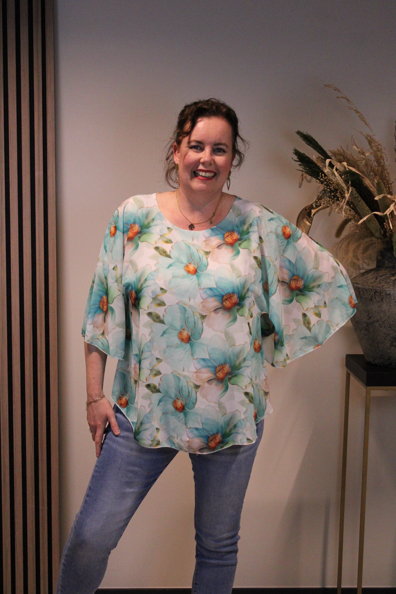 Belle | Blouse mint 36 t/m 44