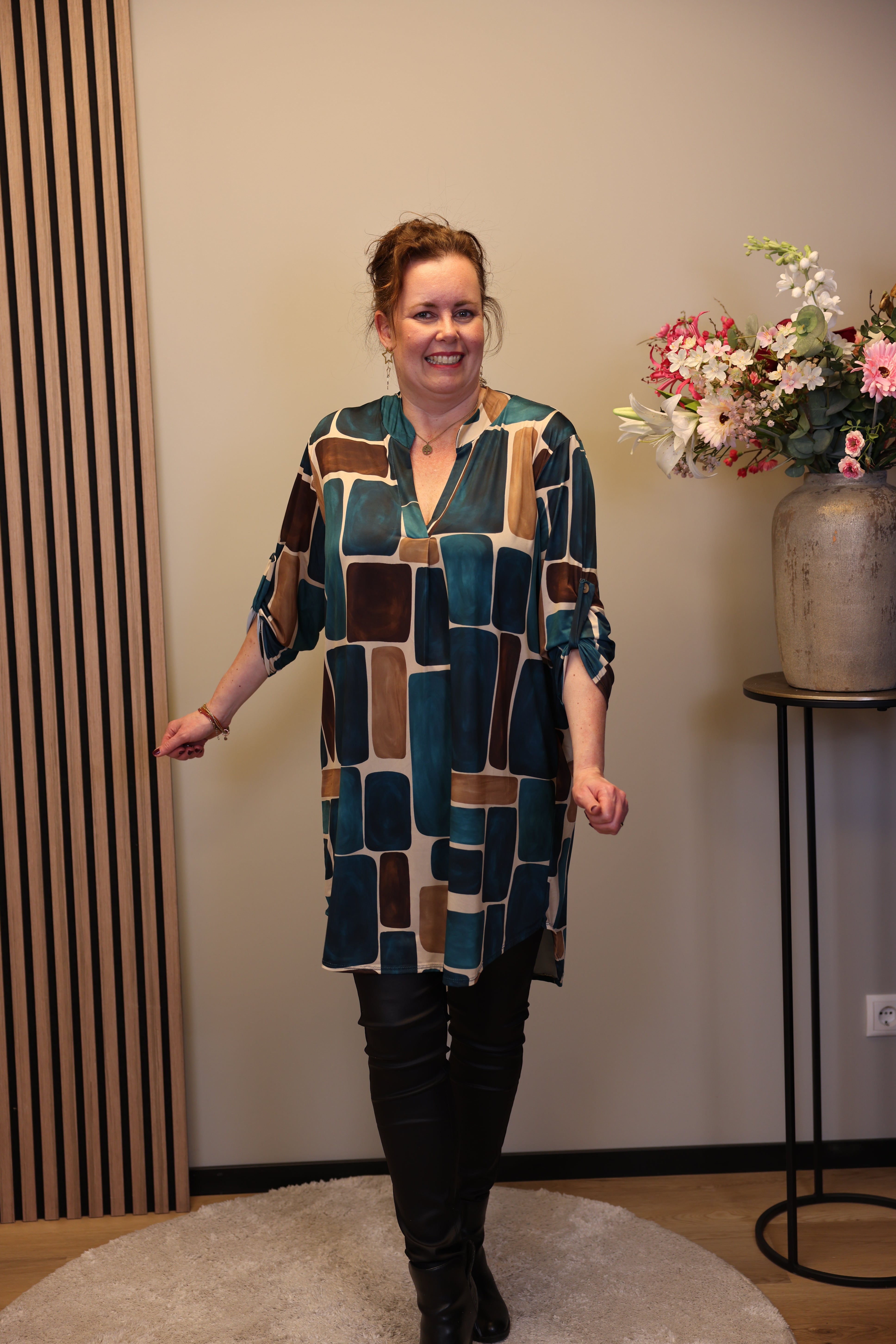 Layla | Tuniek aqua 48 t/m 52