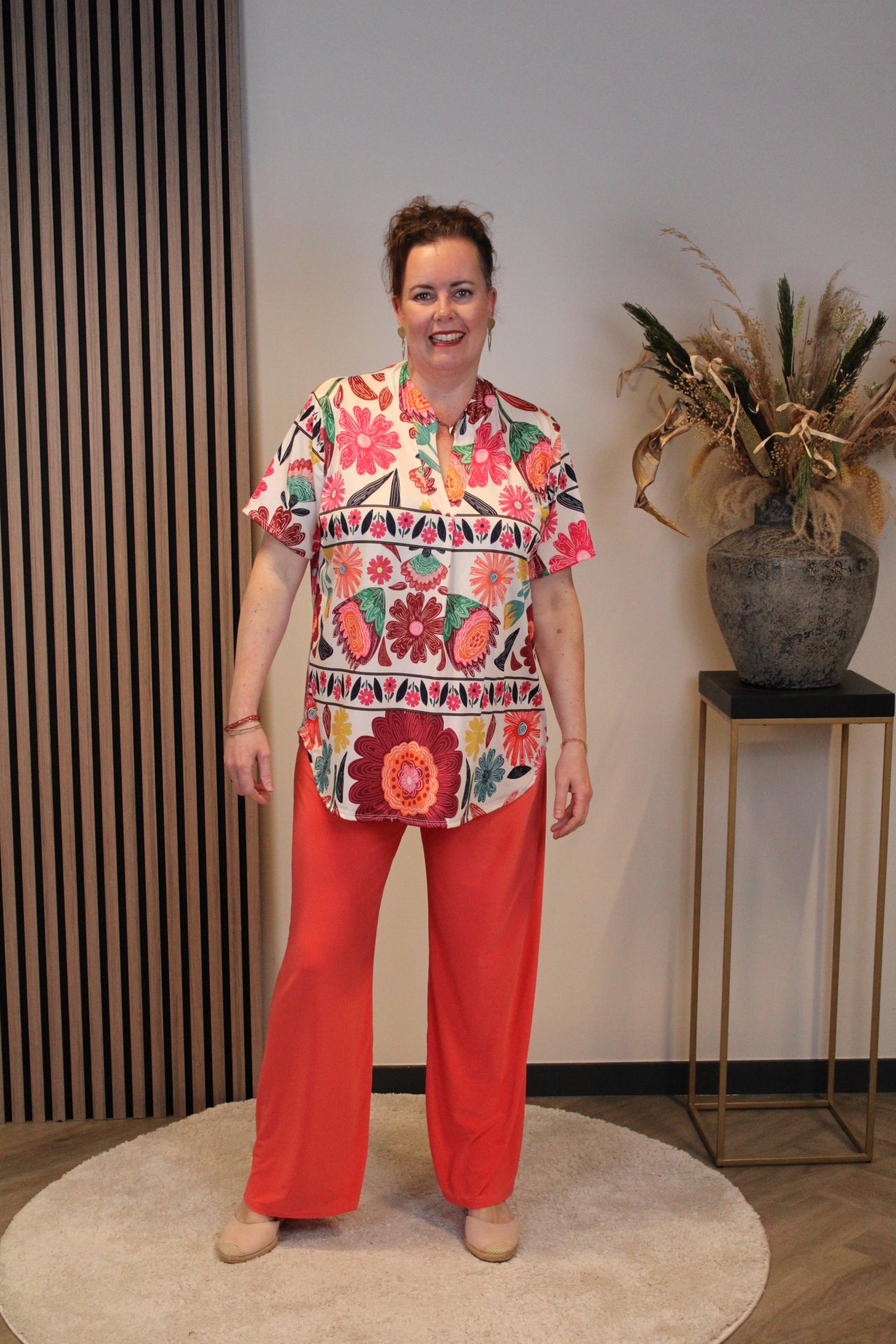 Ellen | Broek koraal
