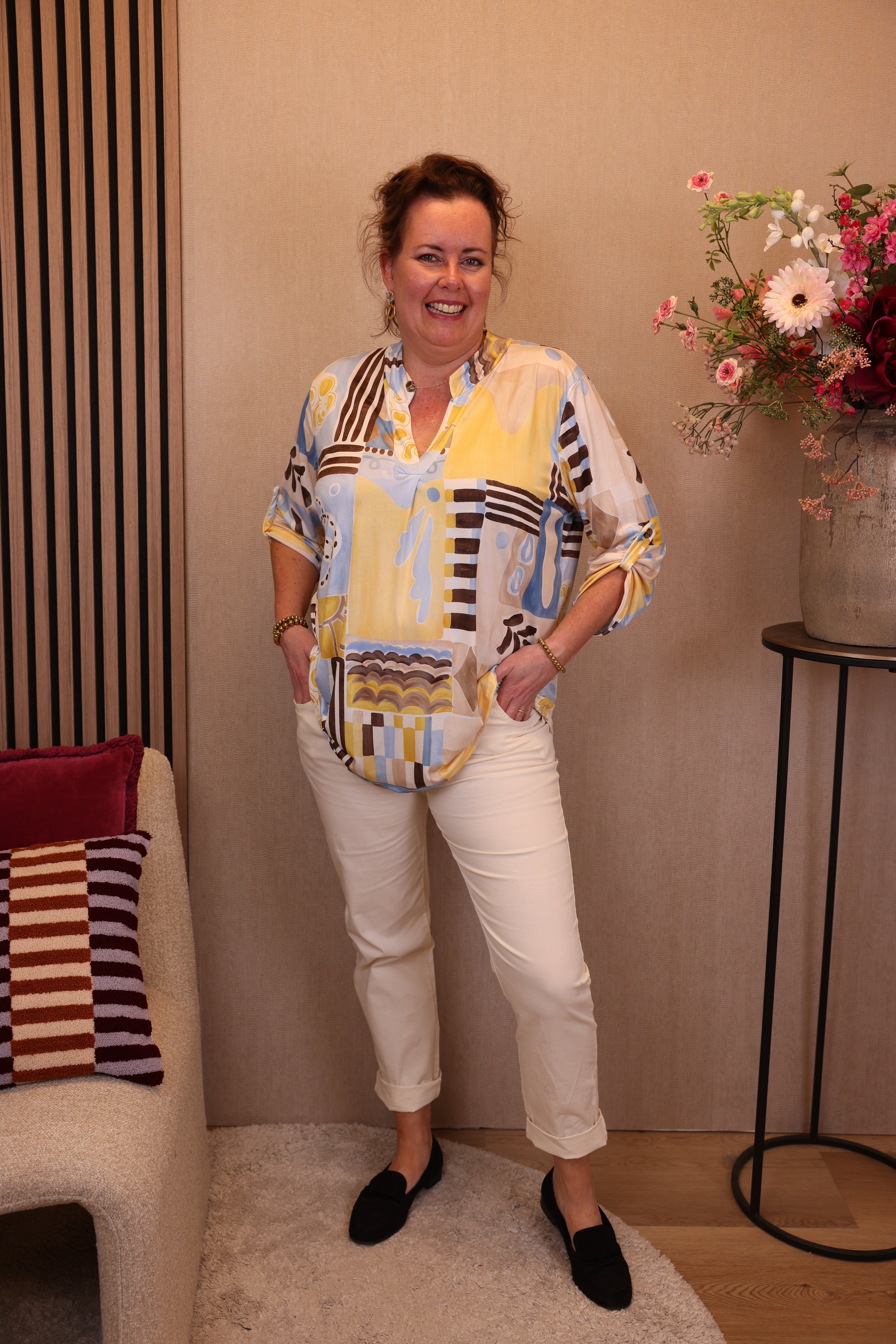 Rikkie | Blouse geel