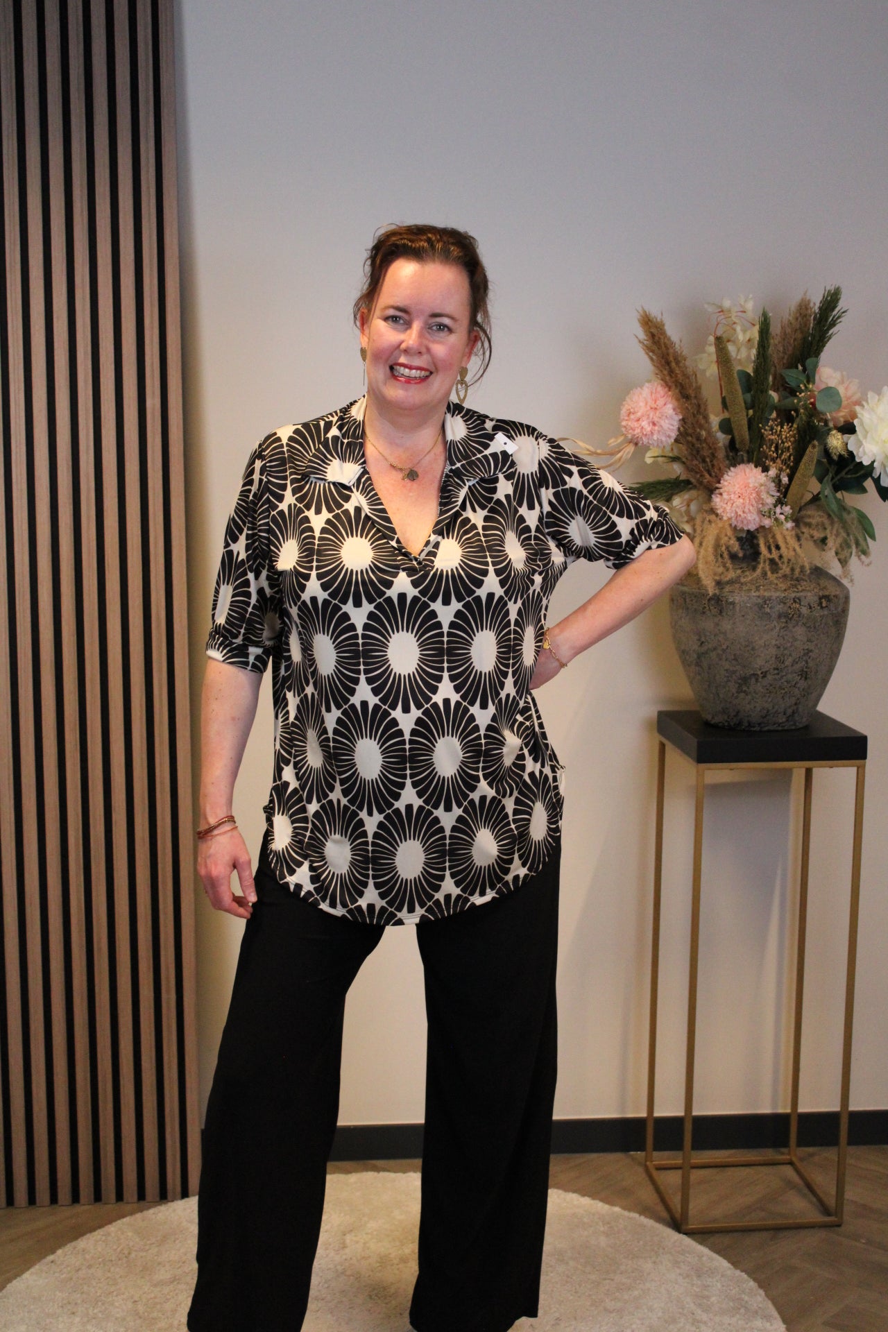 Lieke | Blouse met kraagje 52 t/m 58