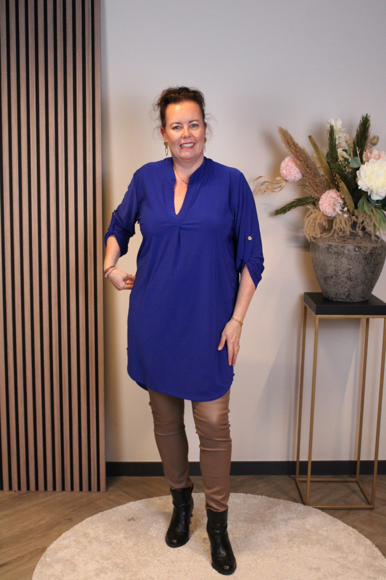 Mila | tuniek kobalt 52 t/m 58