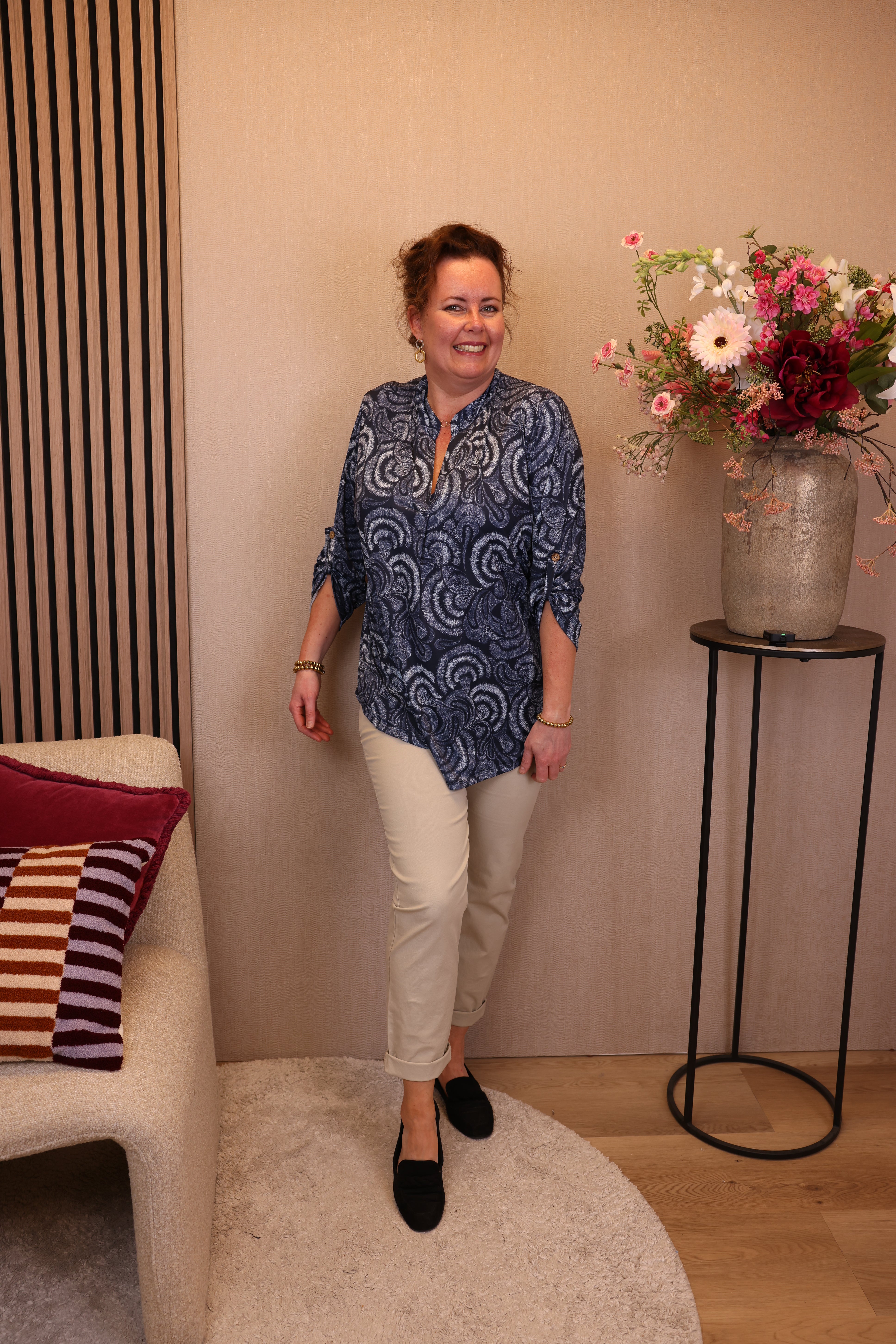 Lia | Blouse blauw