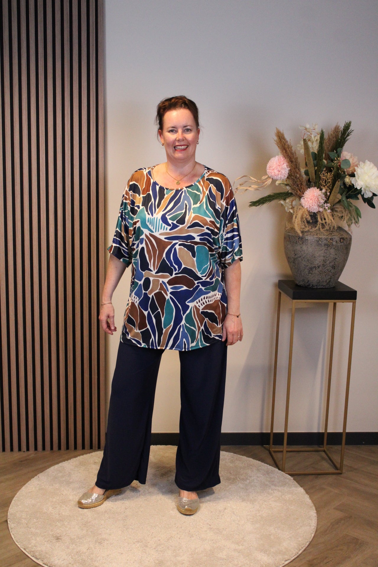 Alie | Top blauw 38 t/m 48