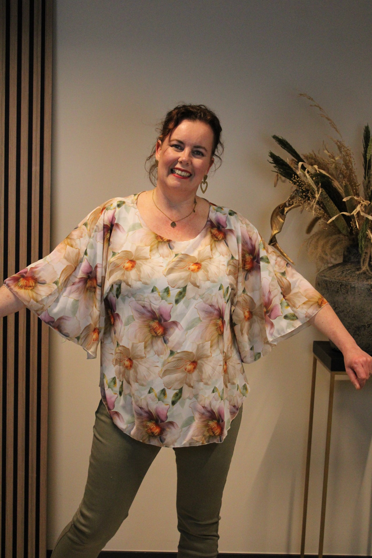 Belle | Blouse beige 36 t/m 44