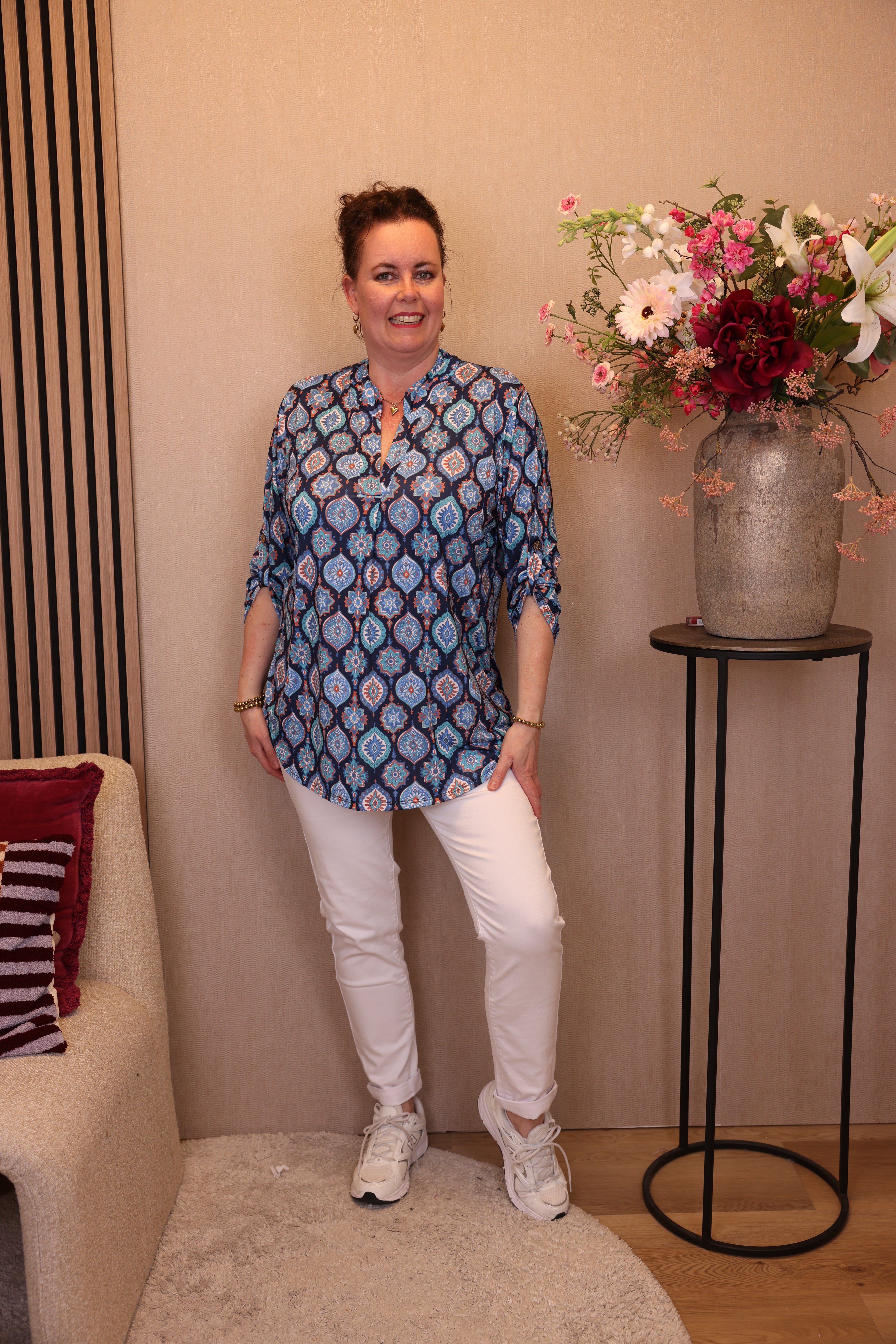 Ivonne | Blouse blauw