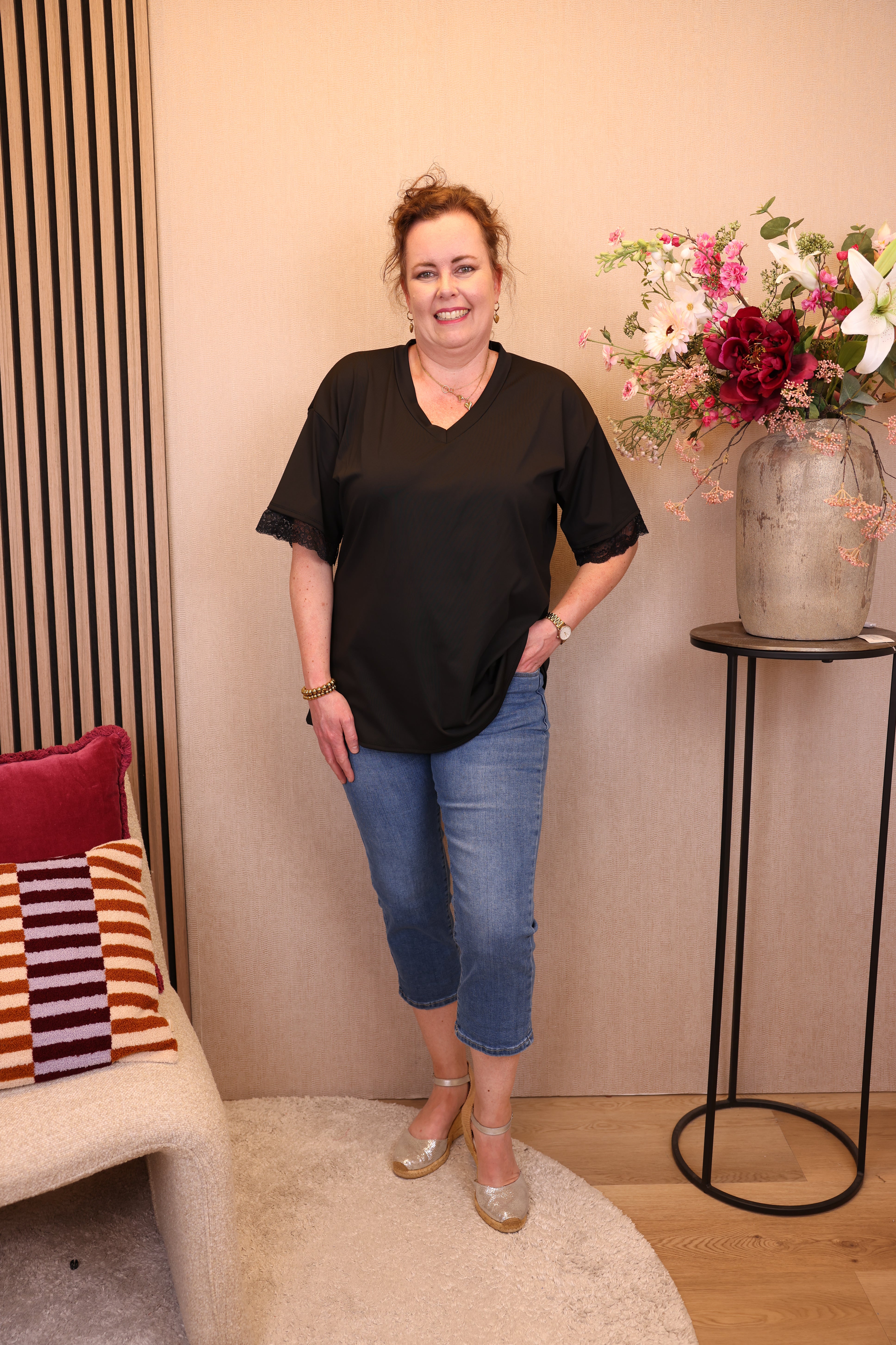 Lola | Top zwart
