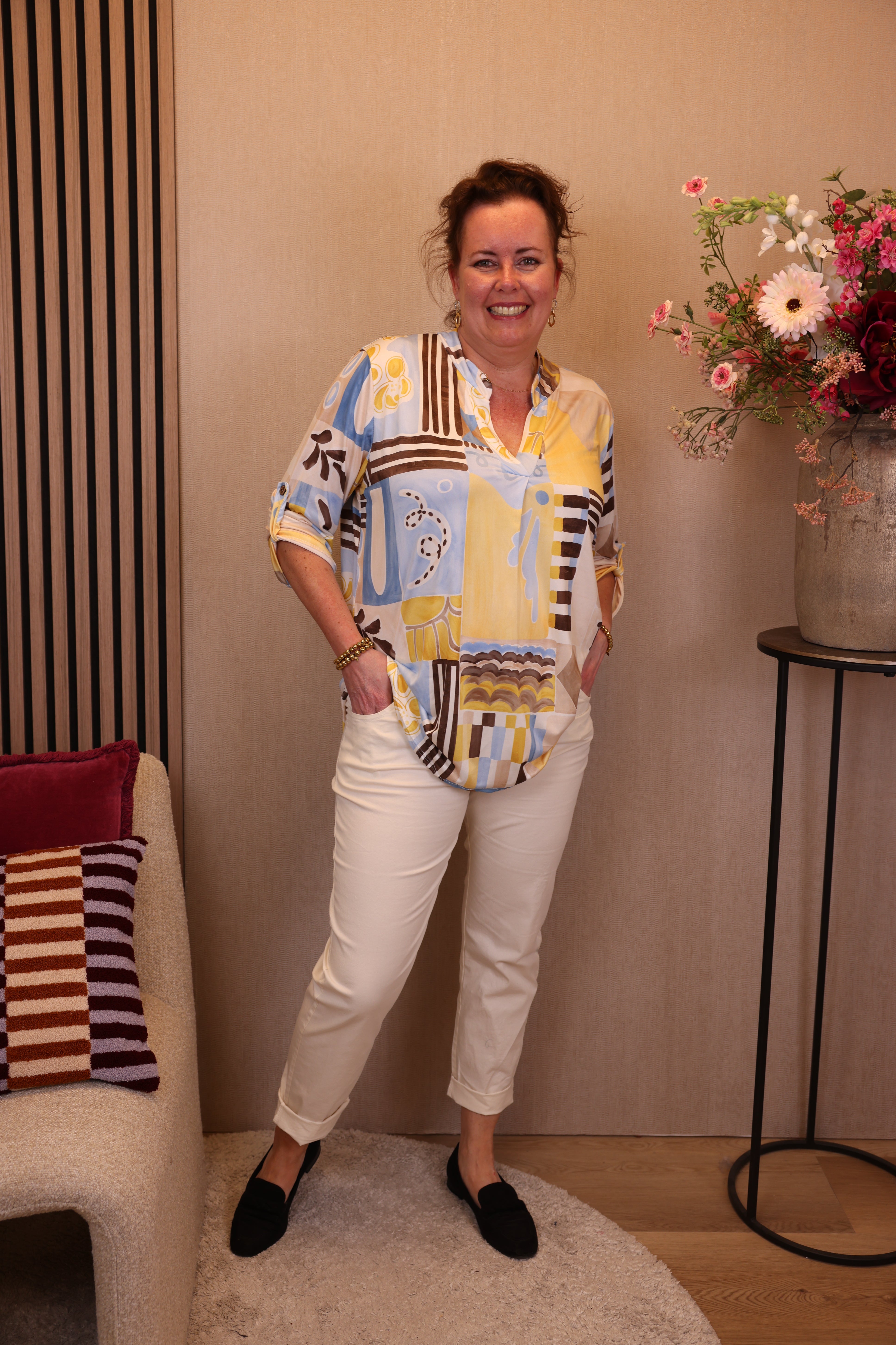 Rikkie | Blouse geel