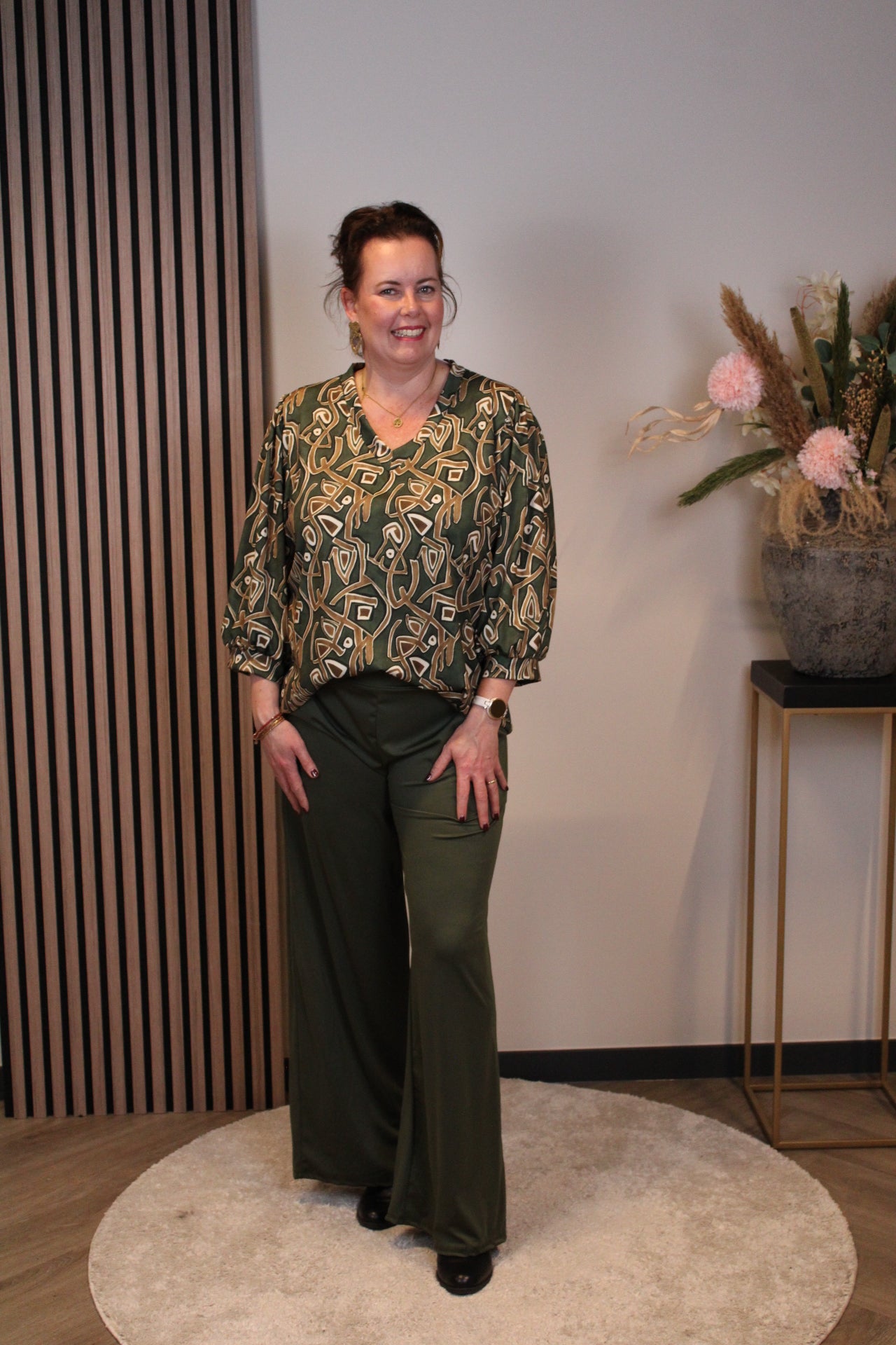 Kiki | Broek groen 40 t/m 44 (lang model 167–178 cm)