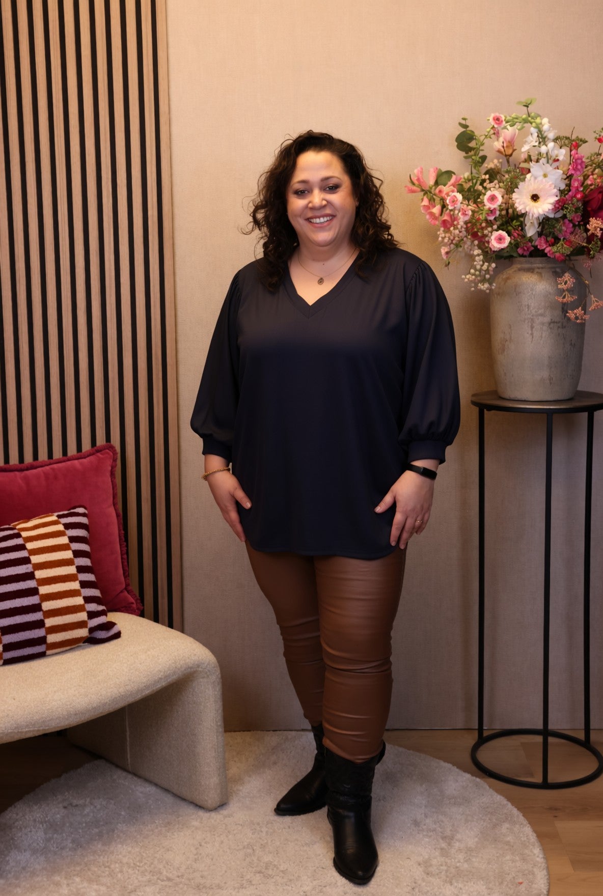 Silke | Top navy