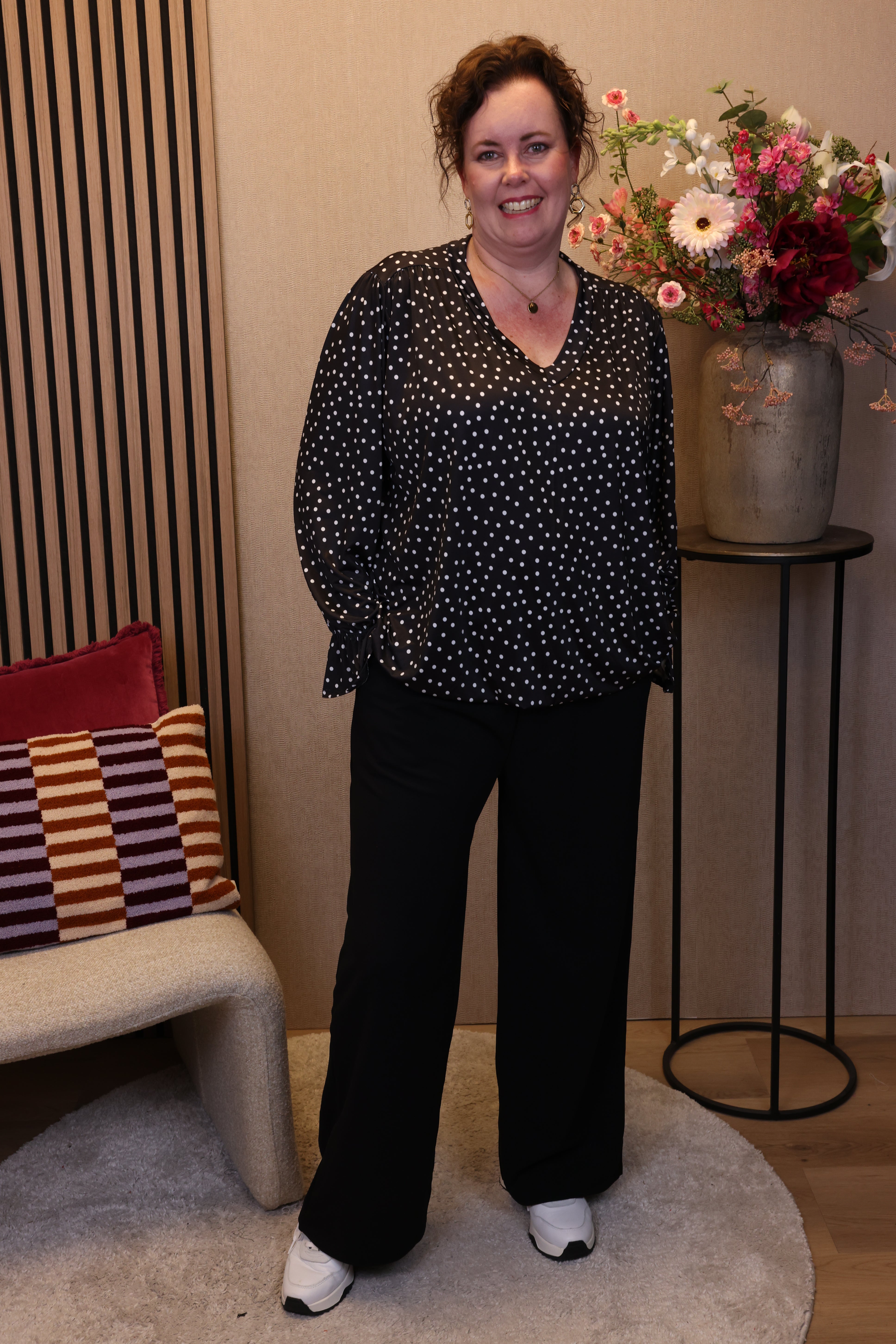 Janne | Broek zwart viscose