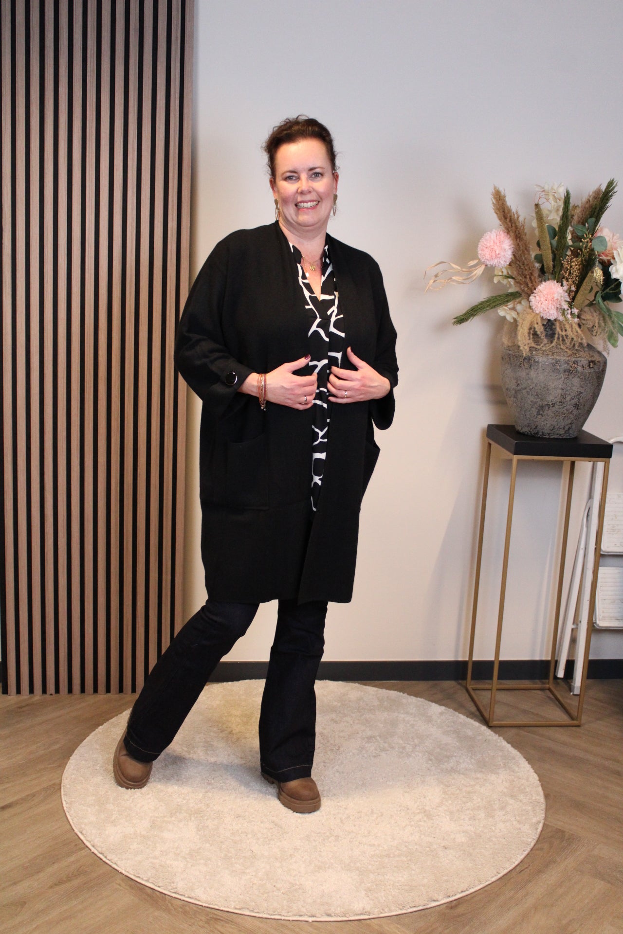 Mae | vest zwart 48 t/m 52