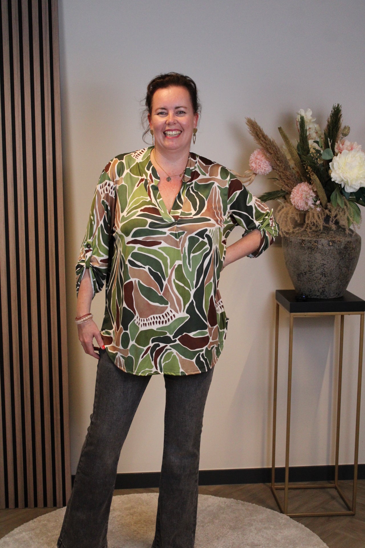 Pascalle | Blouse groen