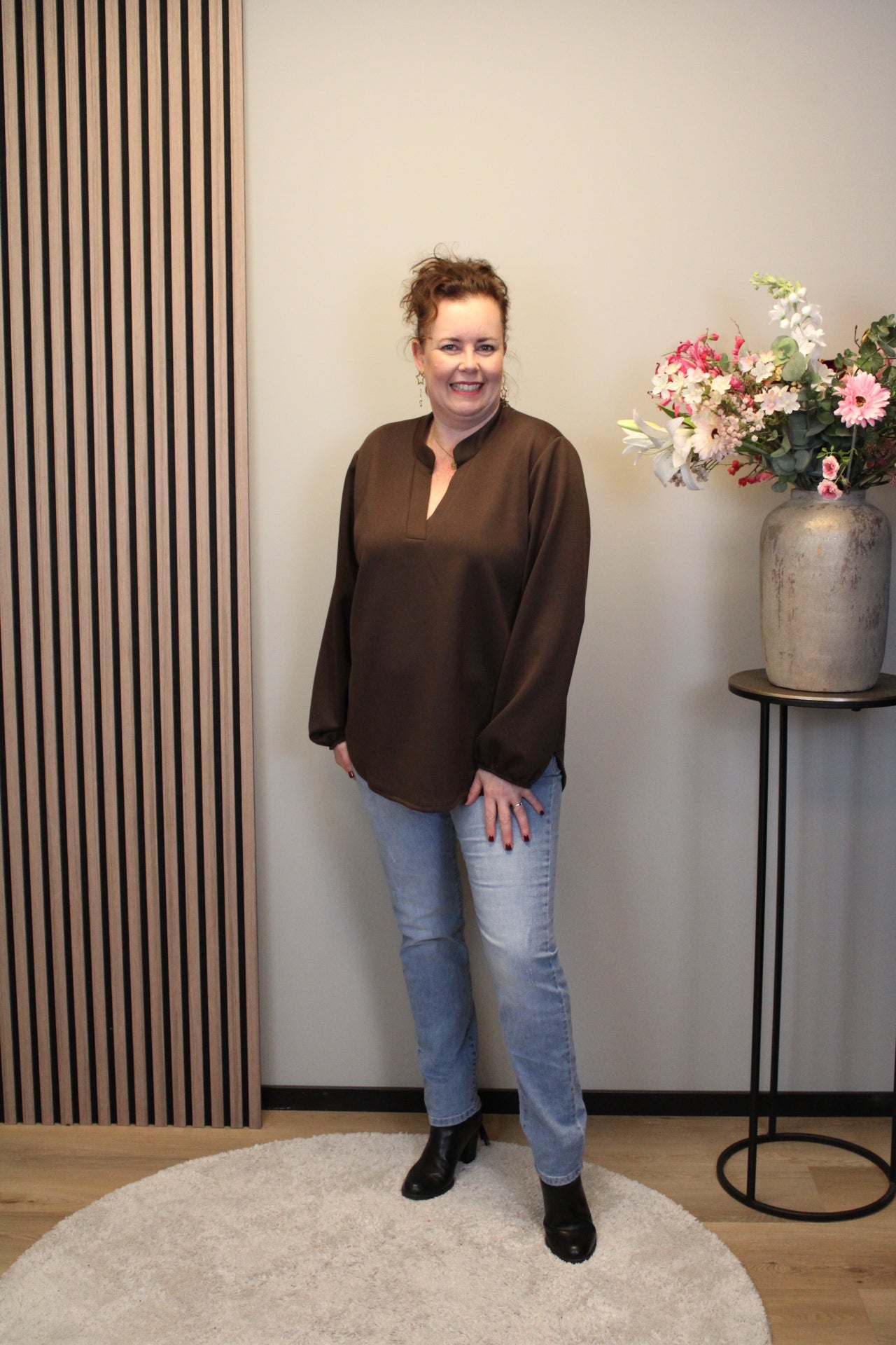 Mae | trui bruin 40 t/m 44