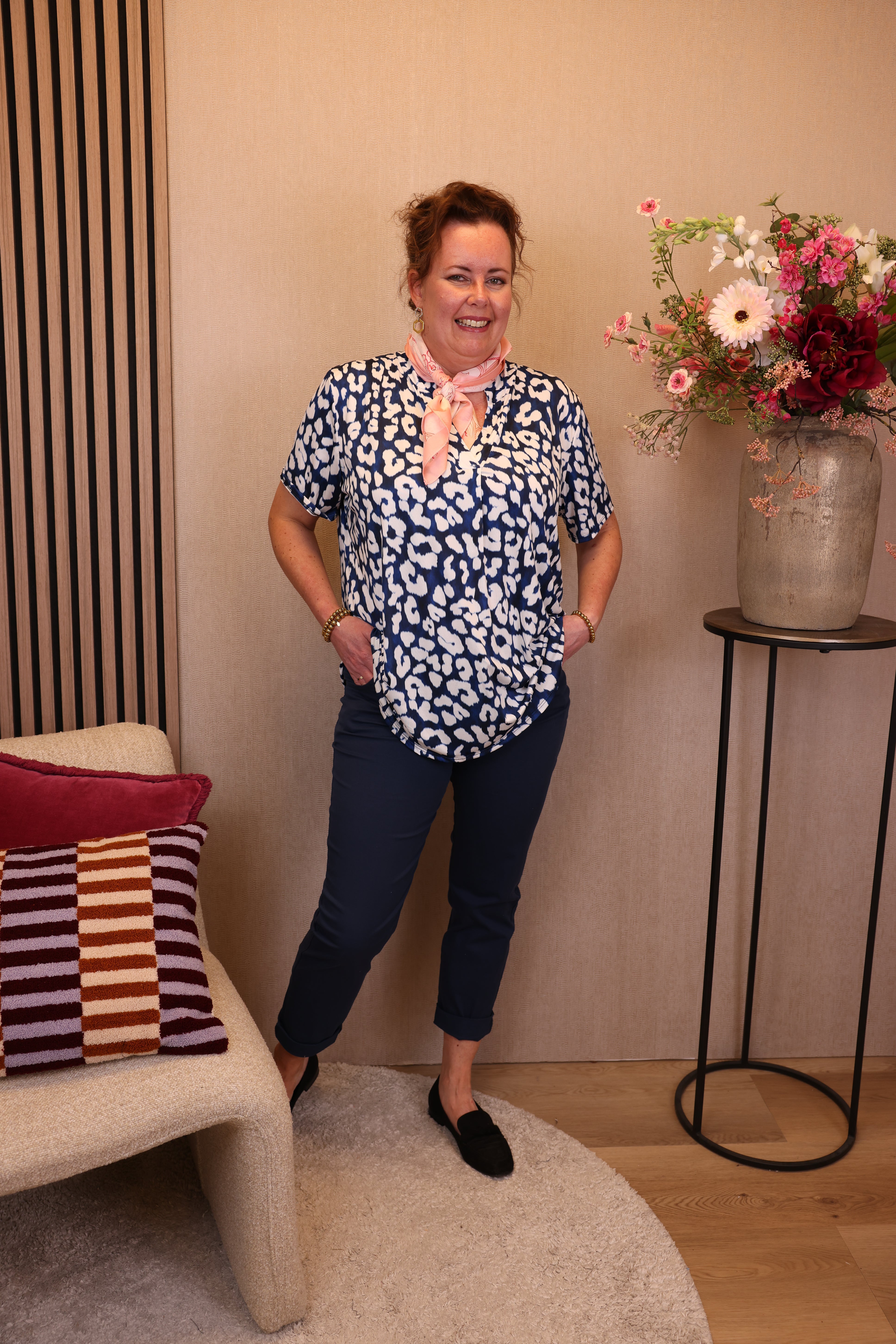 Yfke | Top blauw