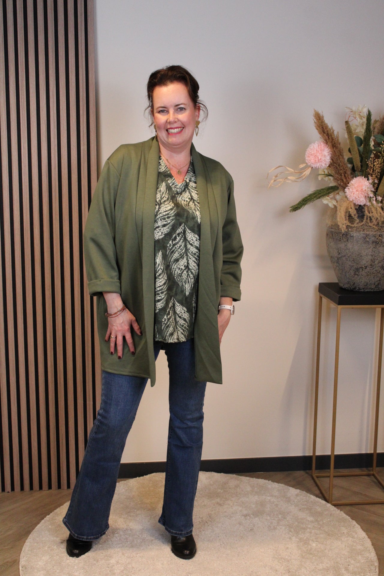 Liv | vest groen 46 t/m 50