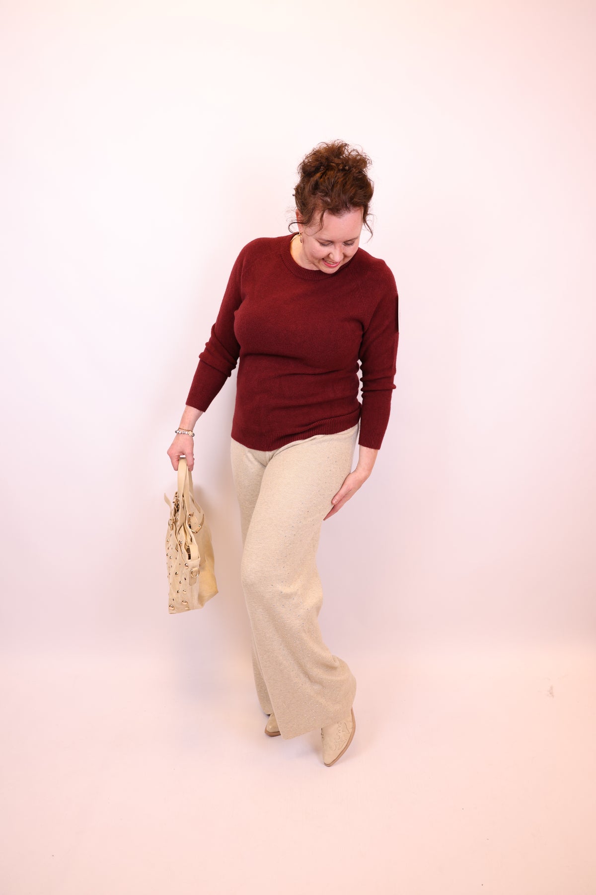 Anne | Trui bordeaux