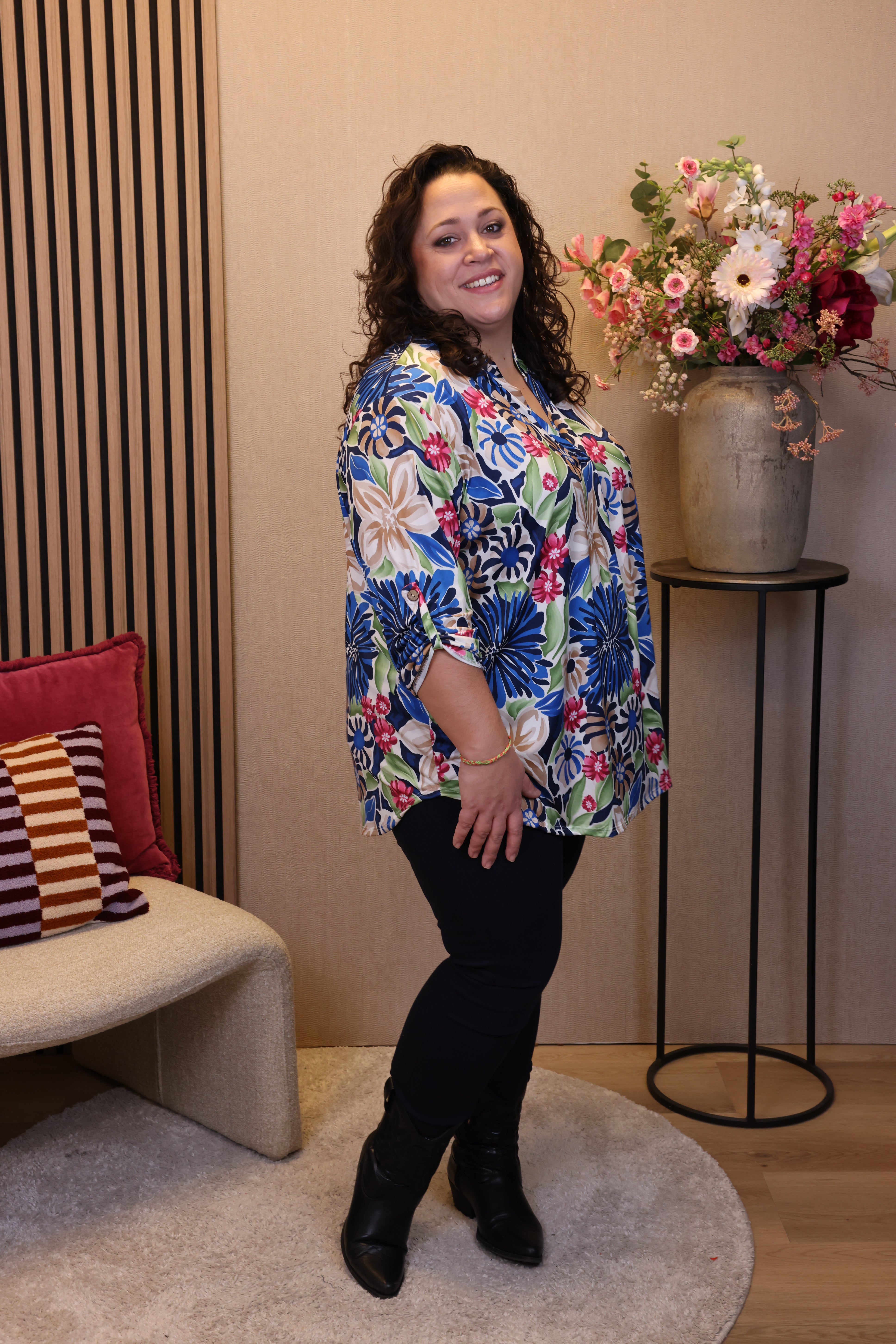 Brigitte | Blouse blauw