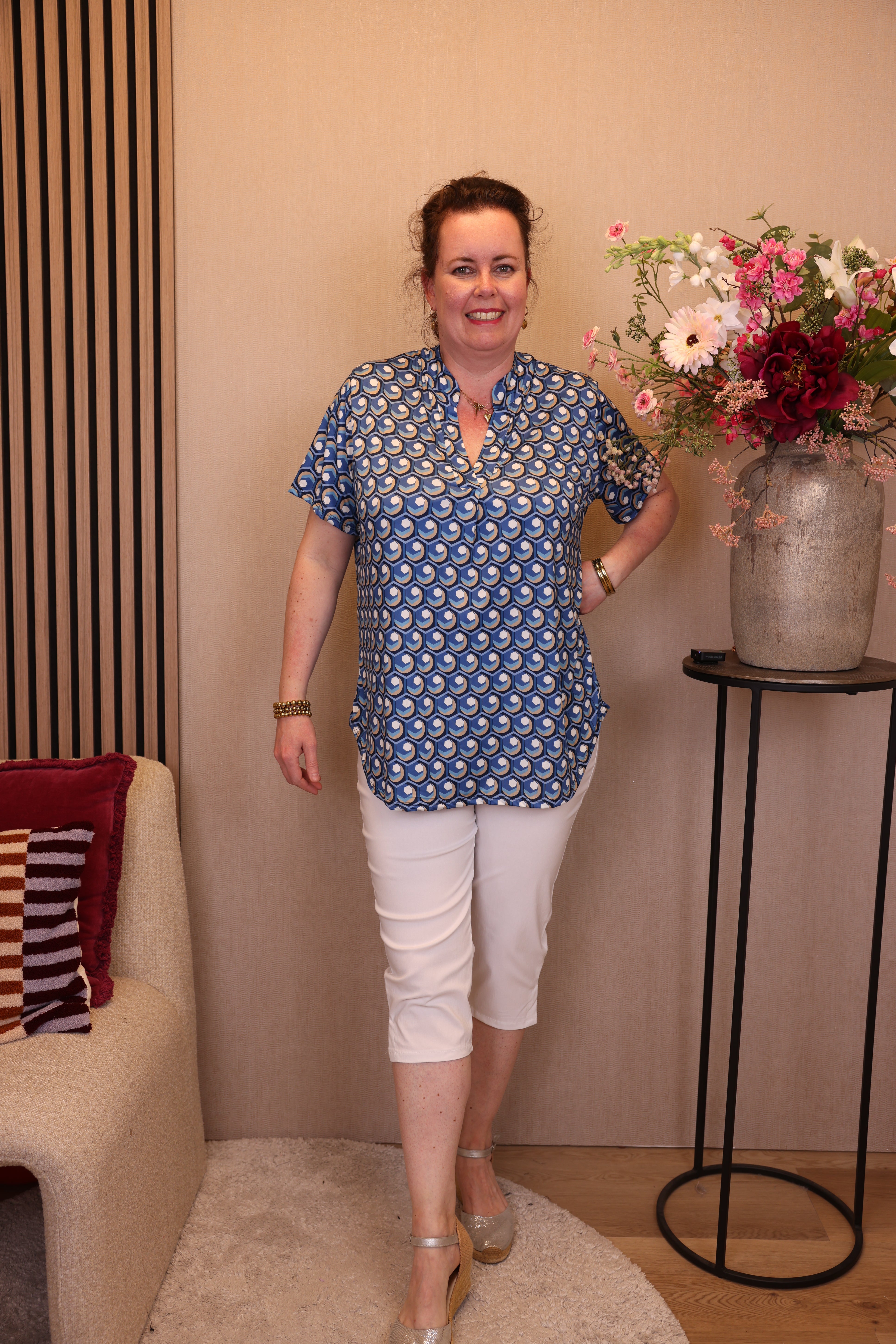 Nienke | Top blauw