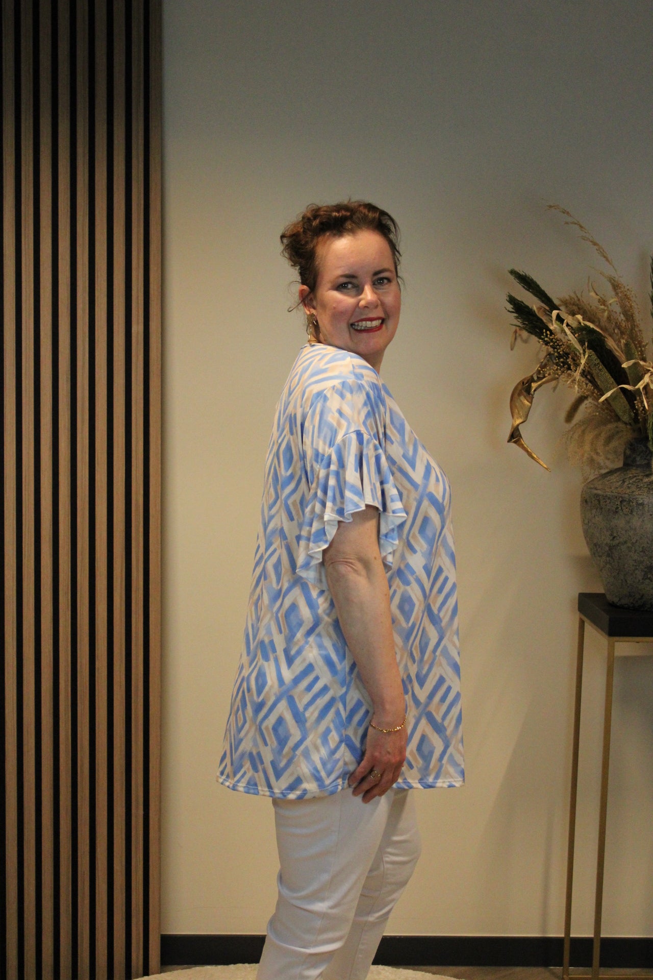 Ruby | Blouse korte mouw 40 t/m 48