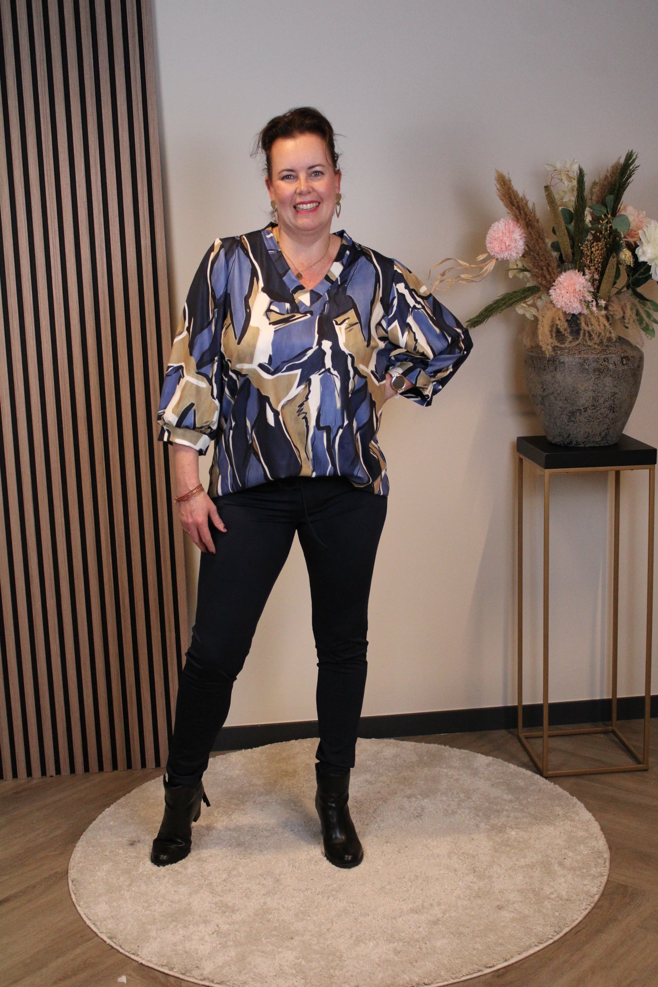 Rose | Broek navy 44 t/m 46