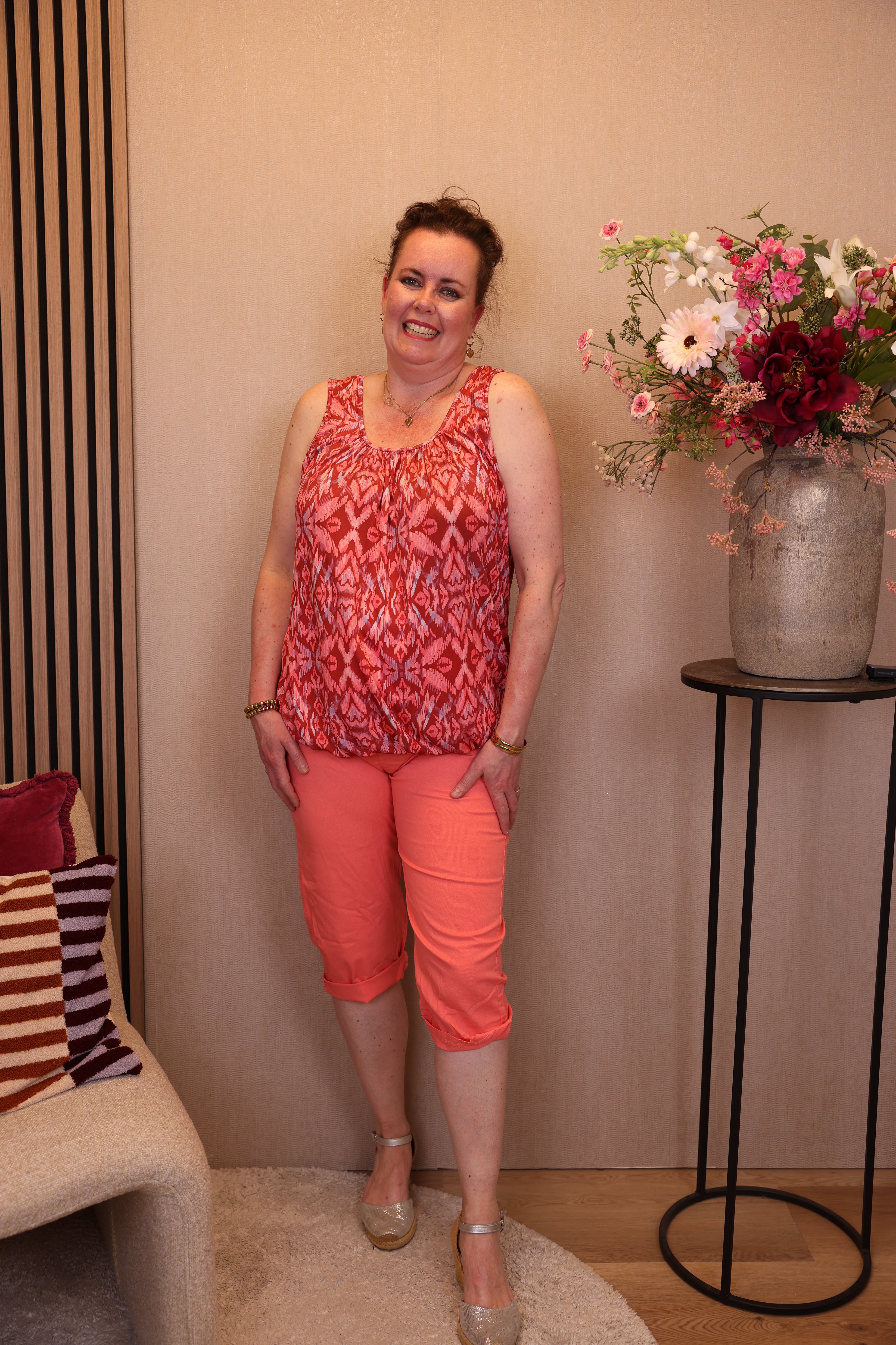 Romy | Ballon top roze