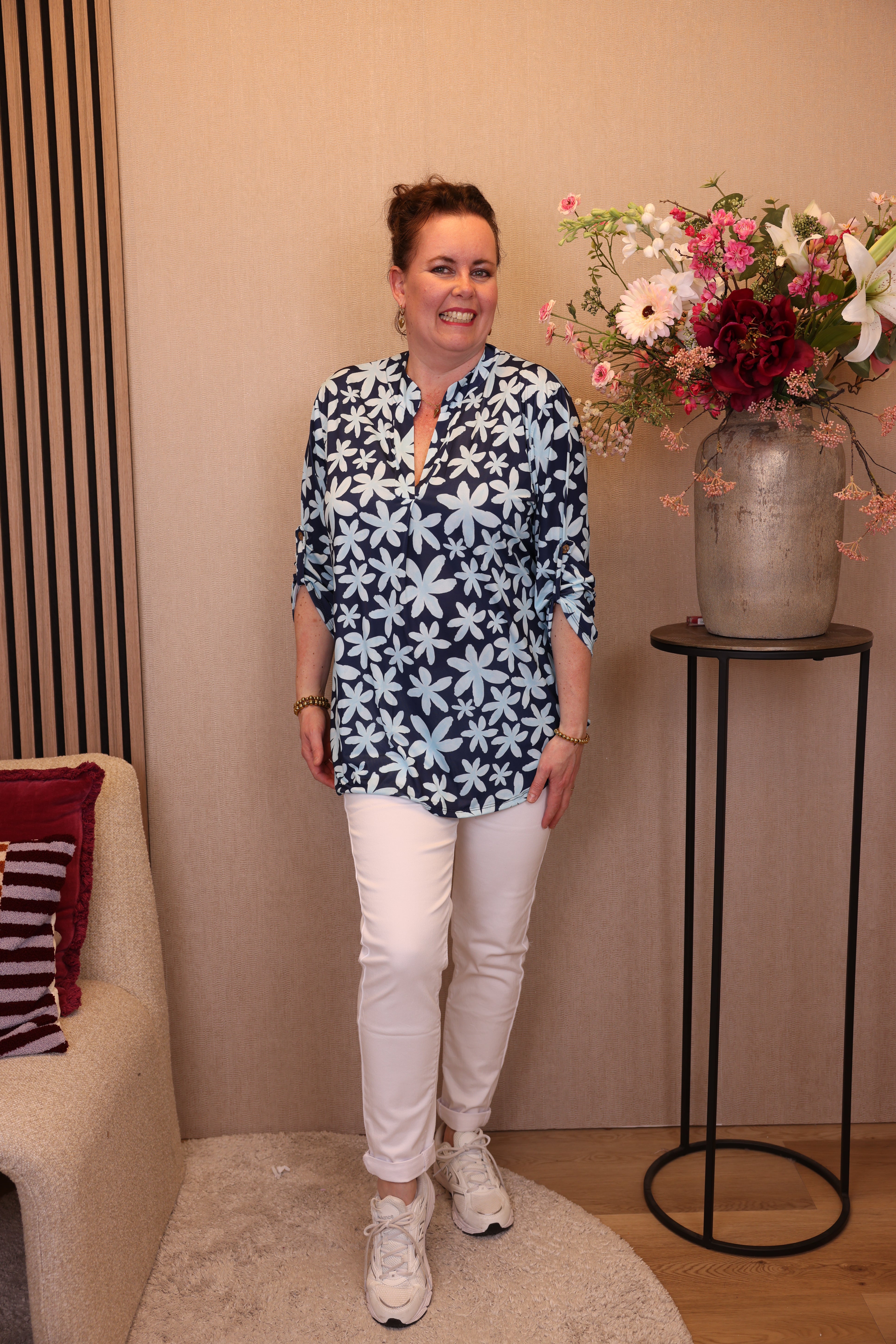 Marieke | Blouse blauw