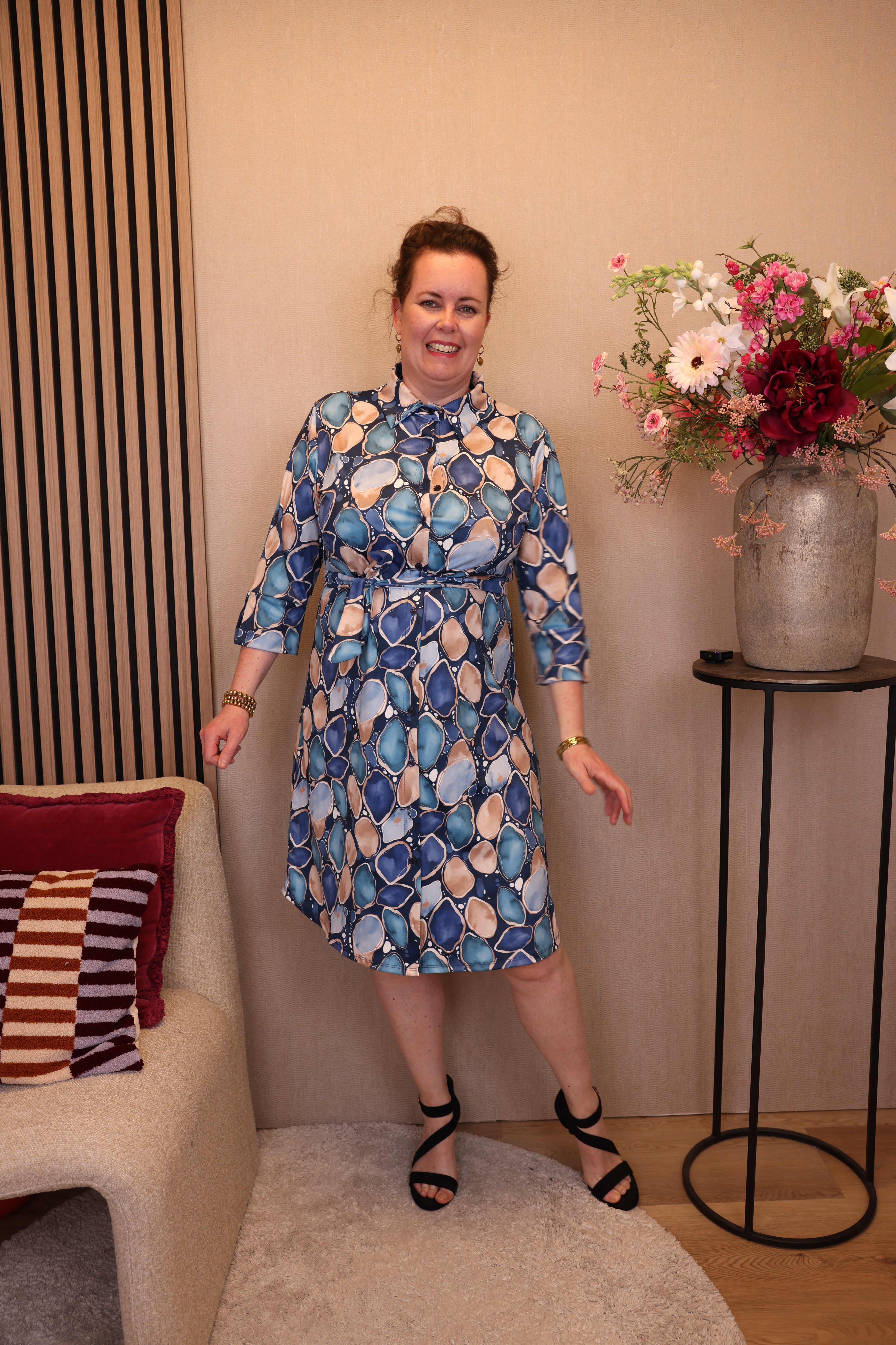 Anita | Jurk blauw