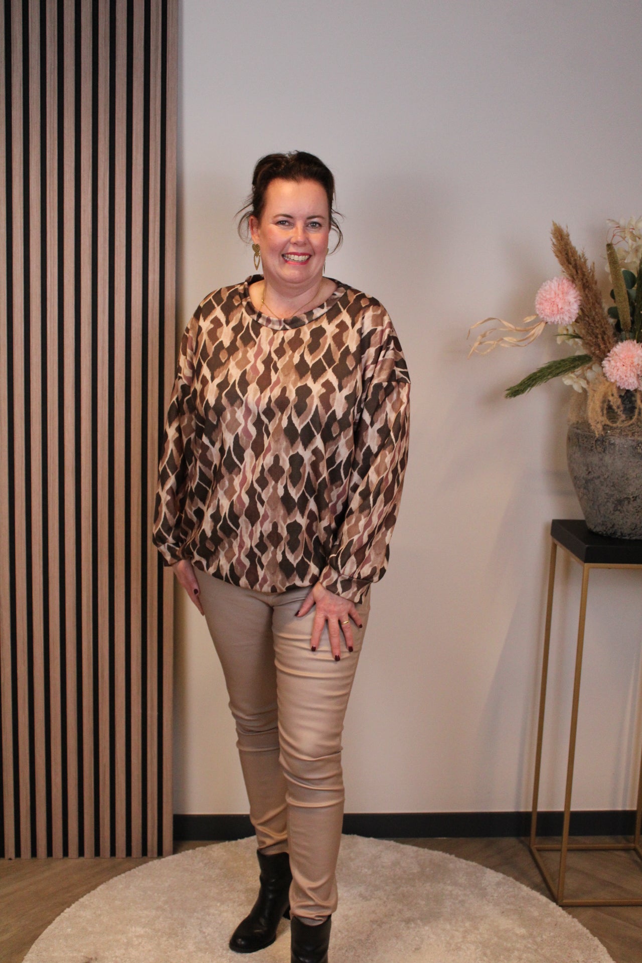 Lieke | trui bruin 40 t/m 44