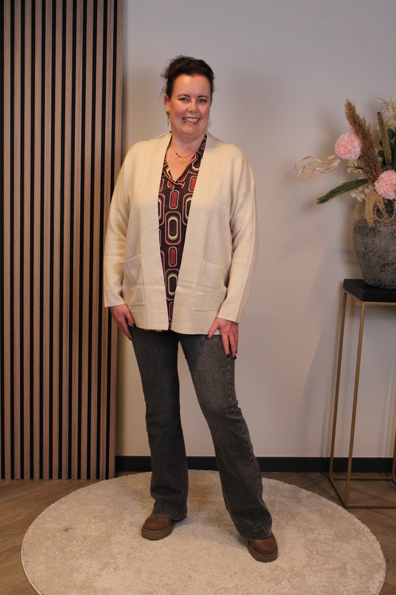 Esmée | vest beige 38 t/m 42