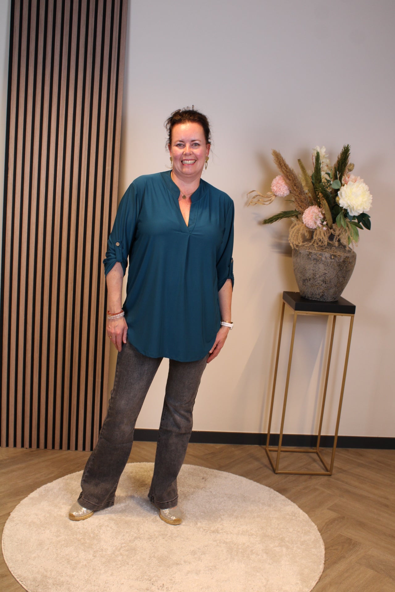 Mara | Blouse turquoise