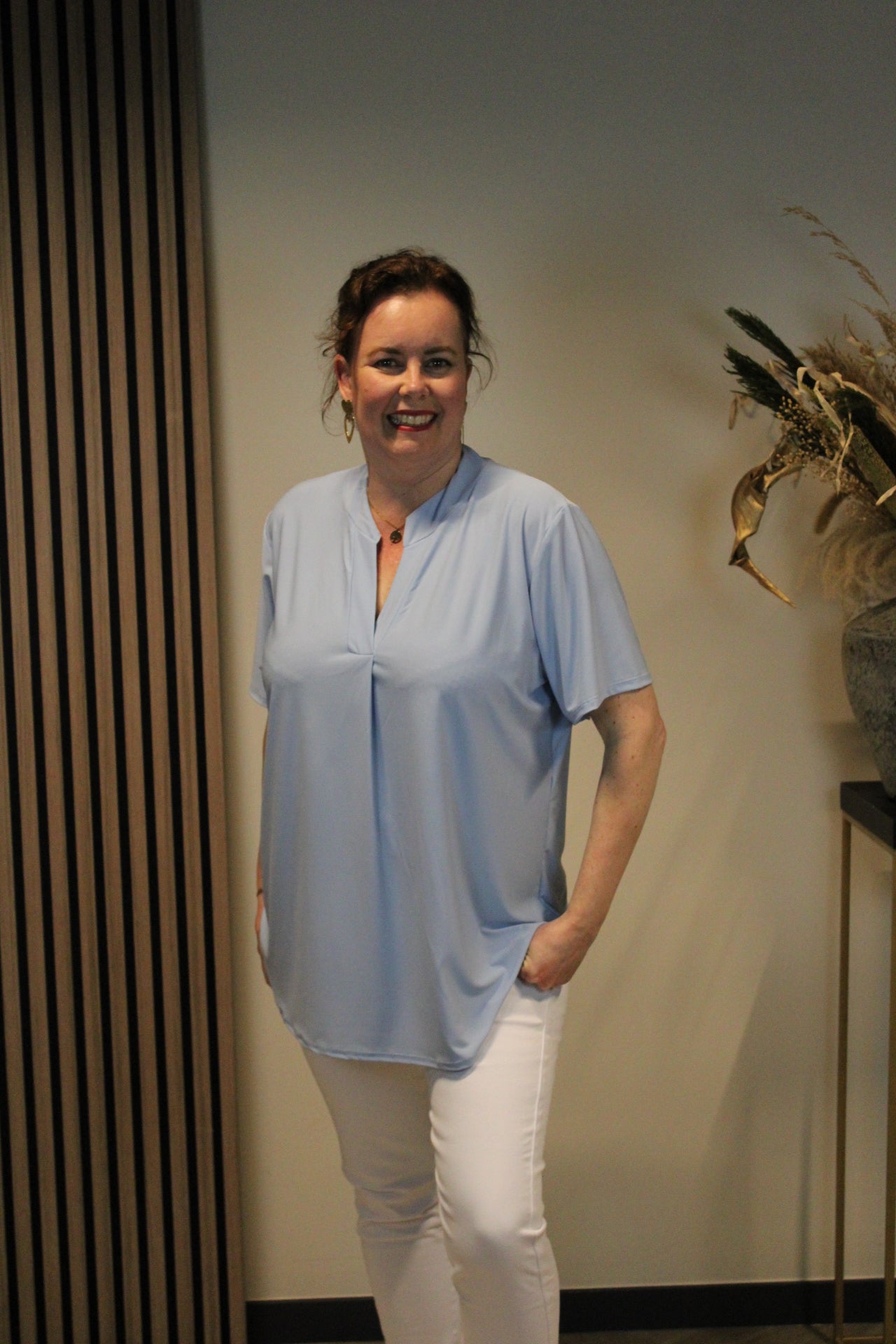 Juna | Top baby blauw