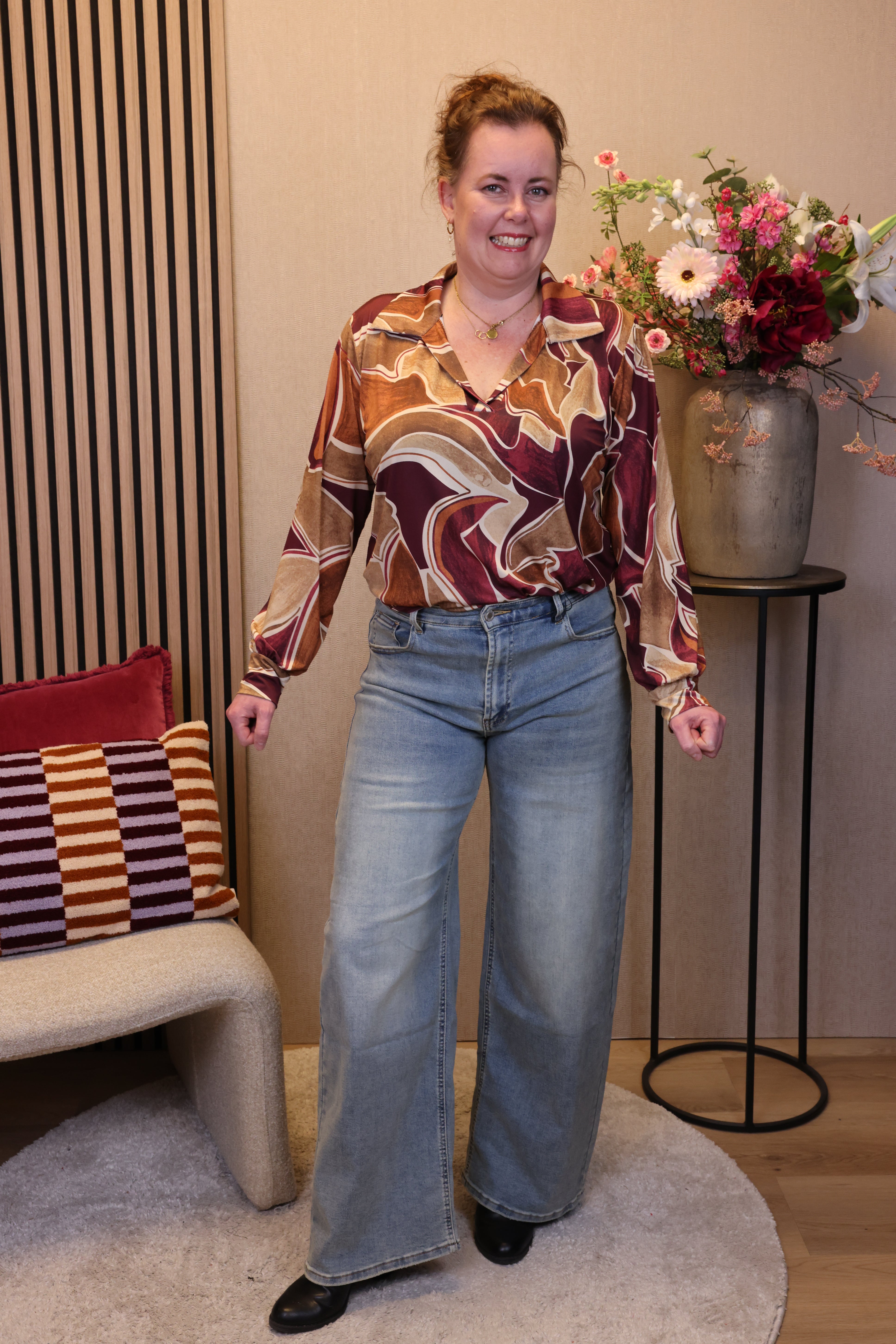 Yara | Ballon jeans blauw 40 - 48