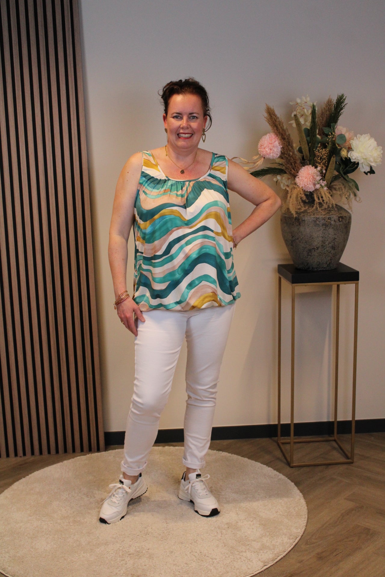 Niene | Top mint korte mouw 48 t/m 52