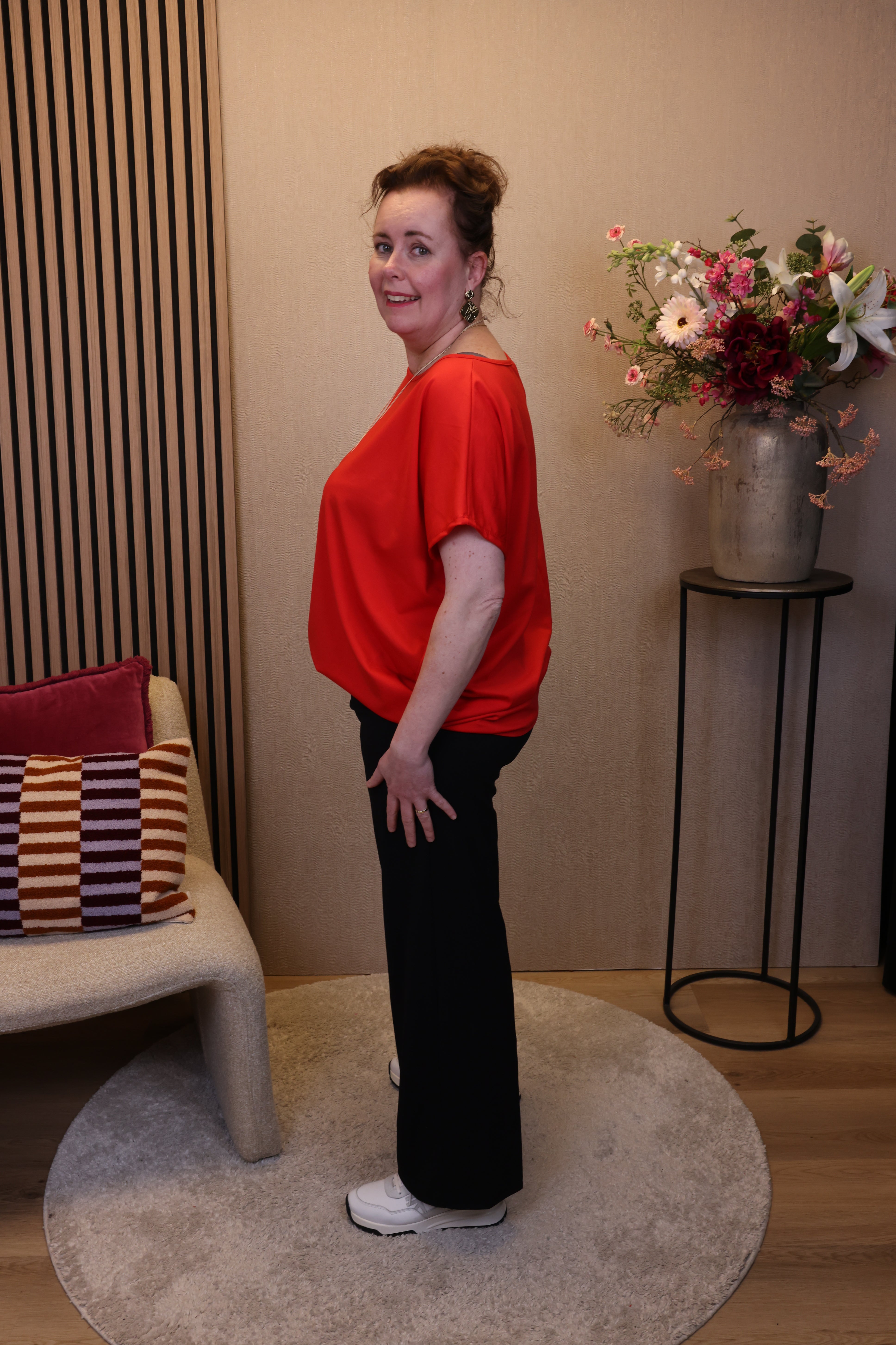 Linda | Broek zwart viscose