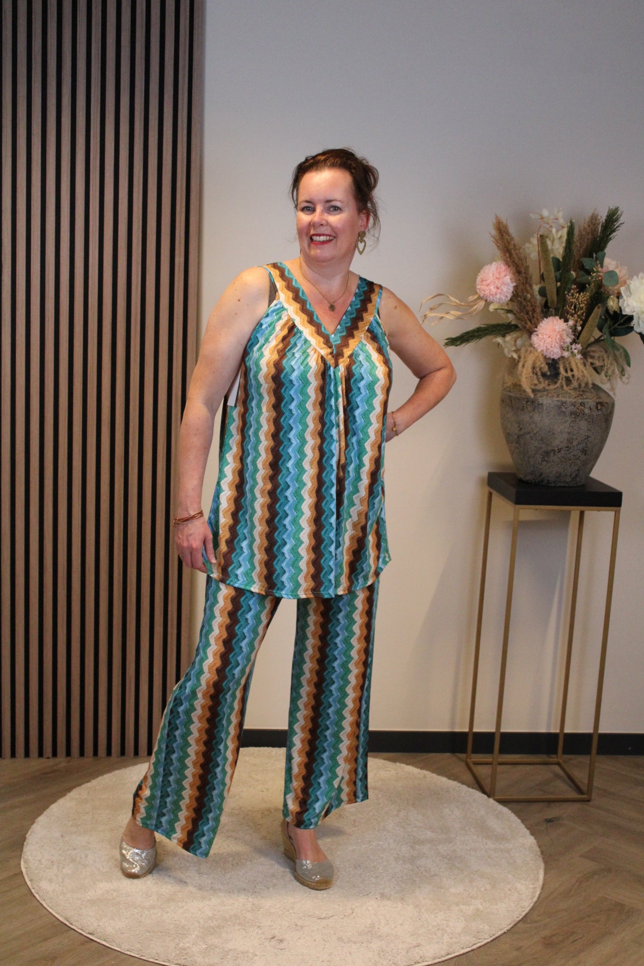 Sonja | Top blauw