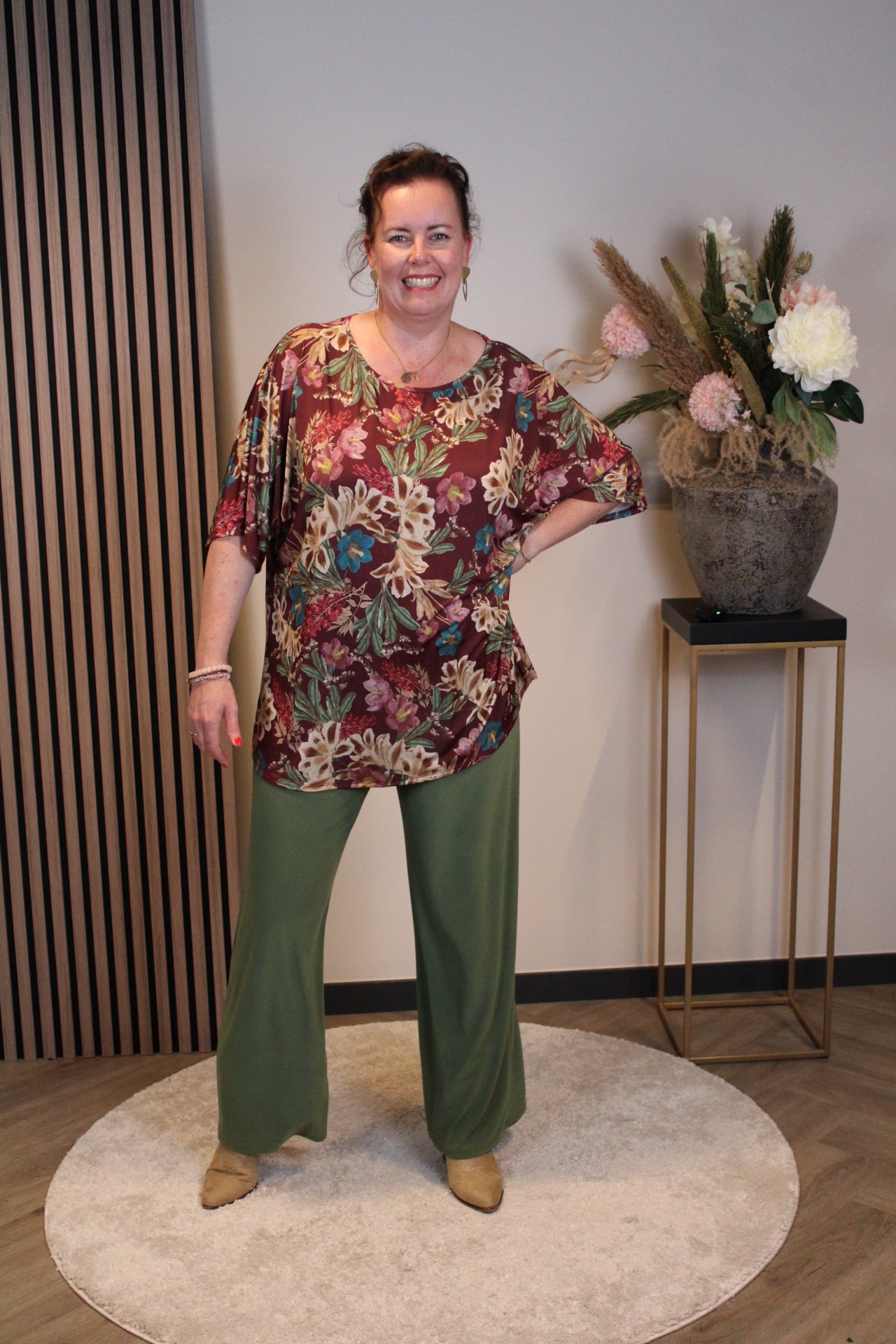 Roos | Top donker roze 38 t/m 48