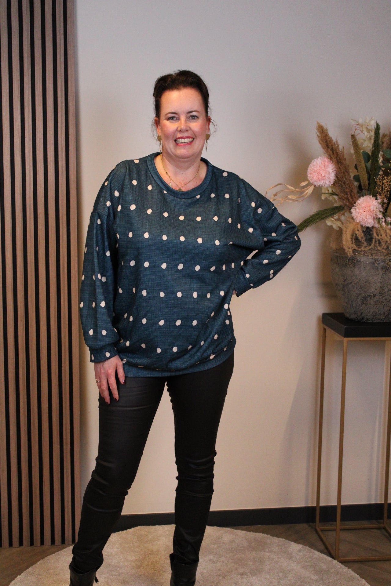 Lena | trui aqua 46 t/m 50