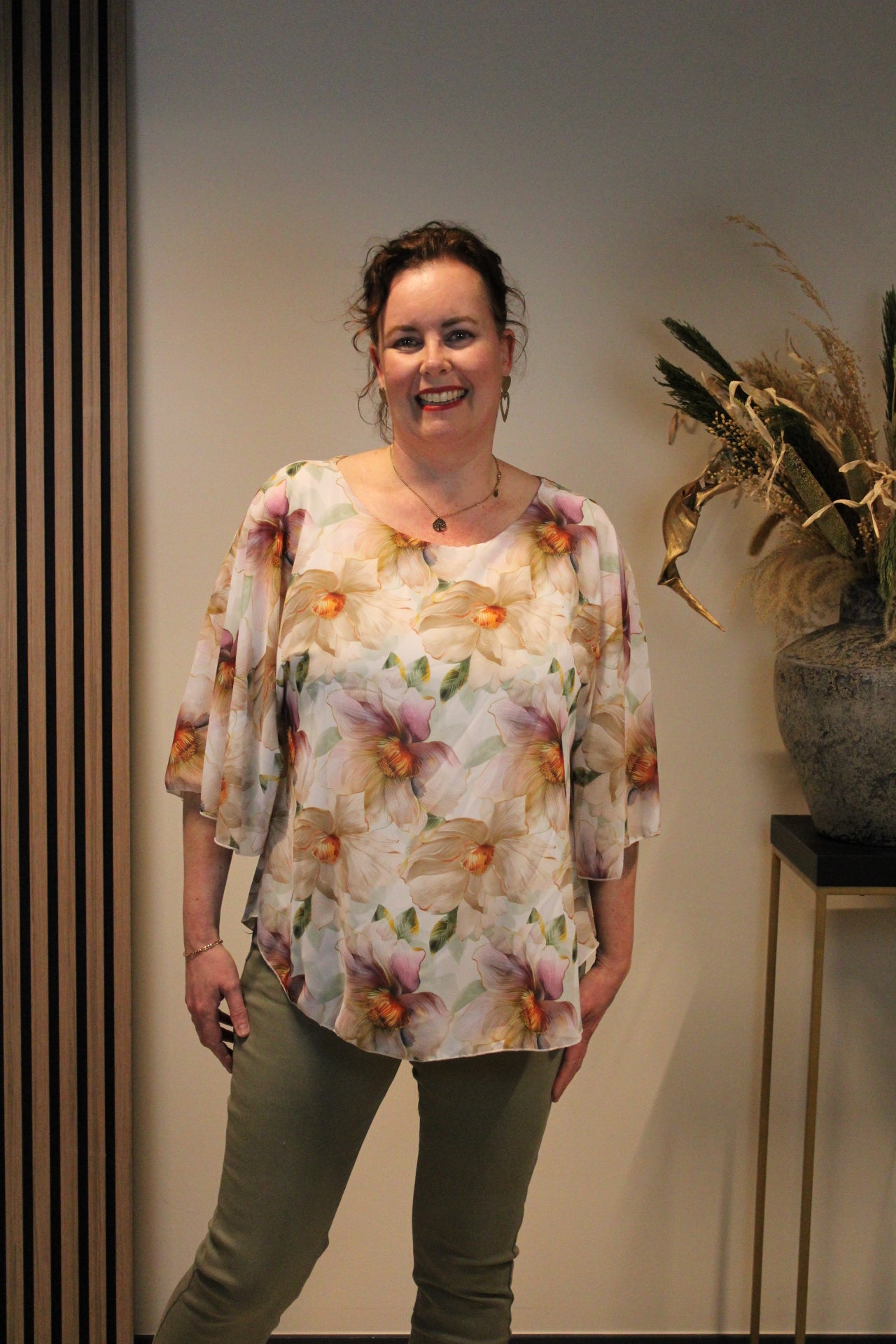 Belle | Blouse beige 36 t/m 44