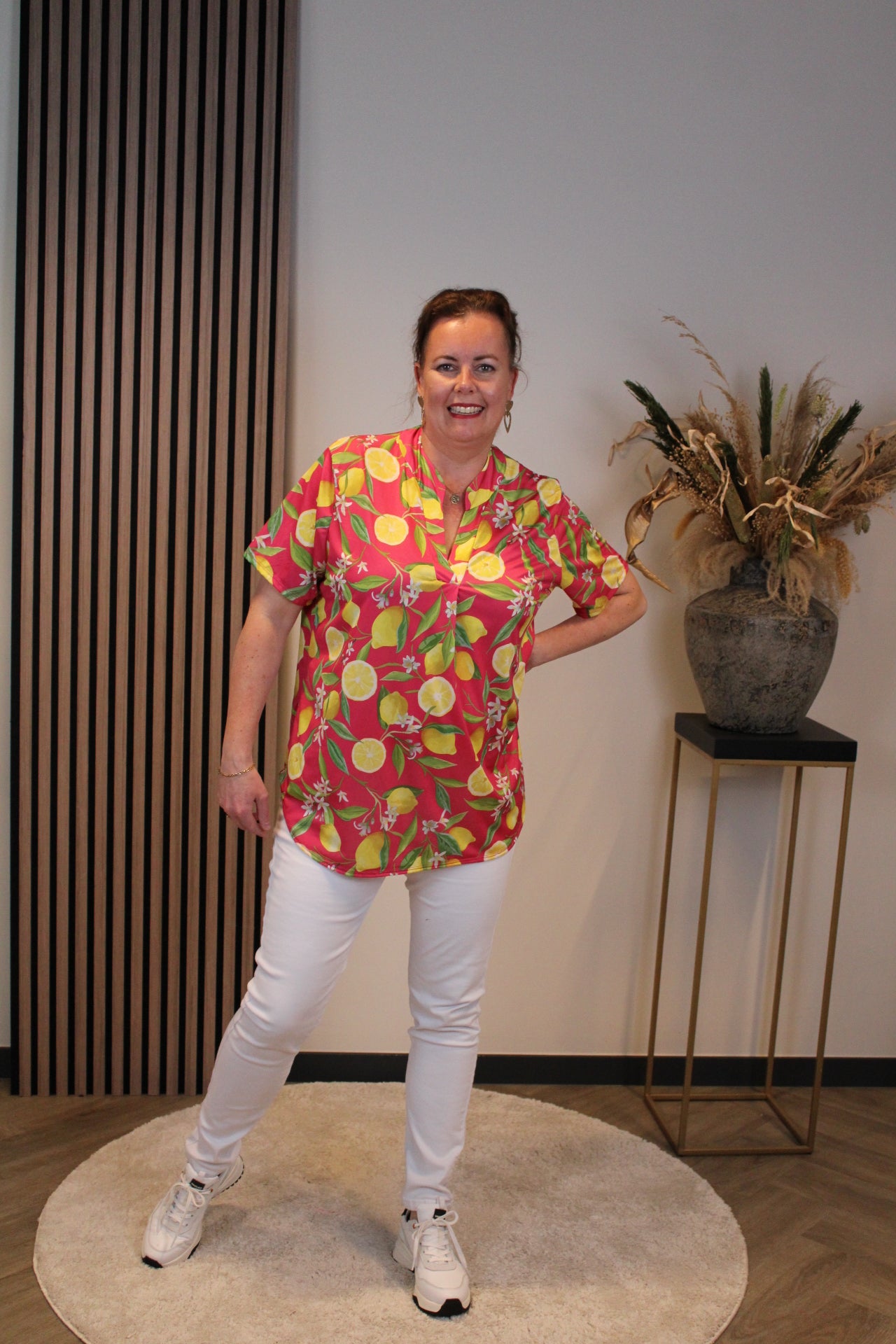Ziva | Top donker roze