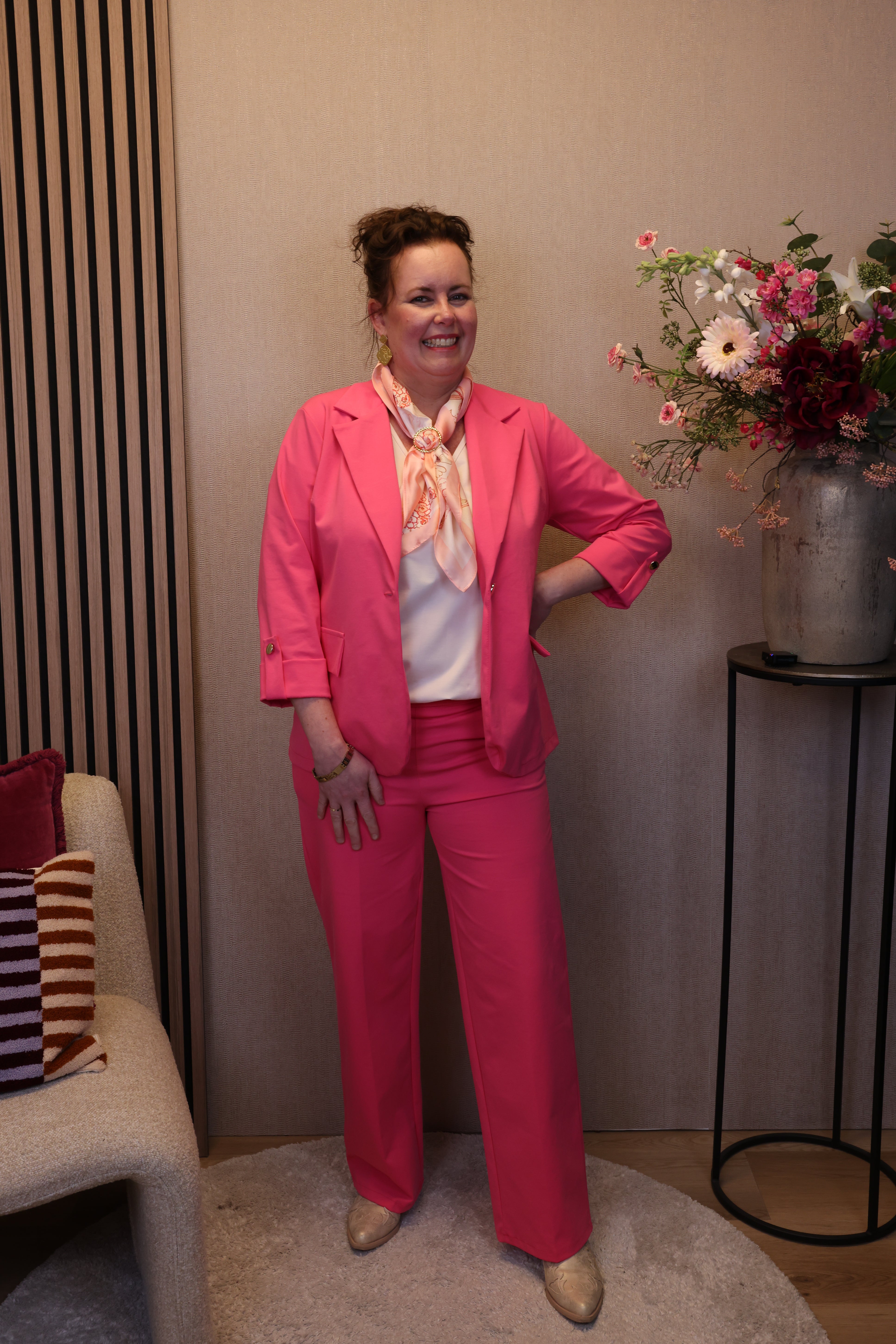 Angelique | 2 delige set roze