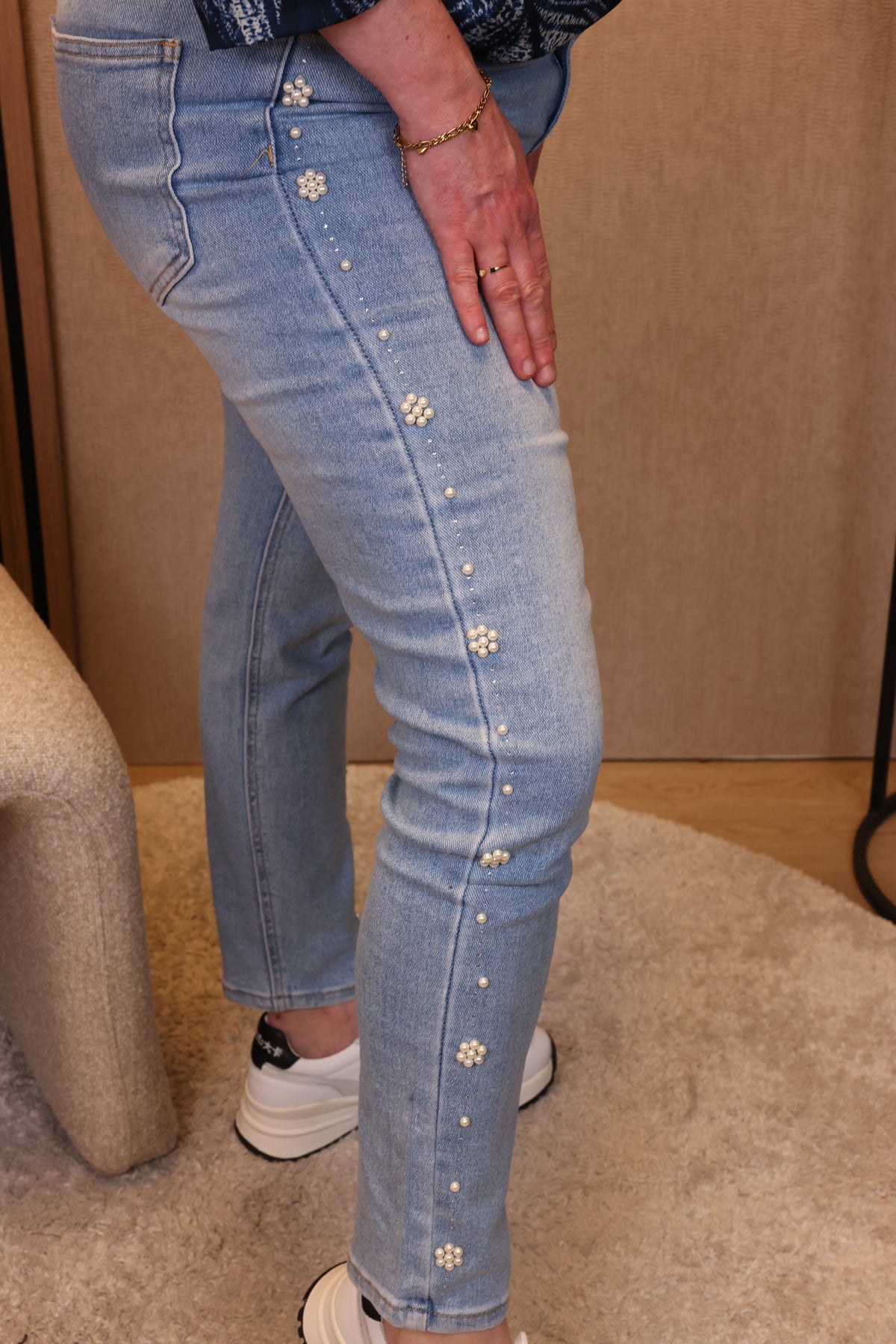 Fina | Jeans blauw 38 - 48