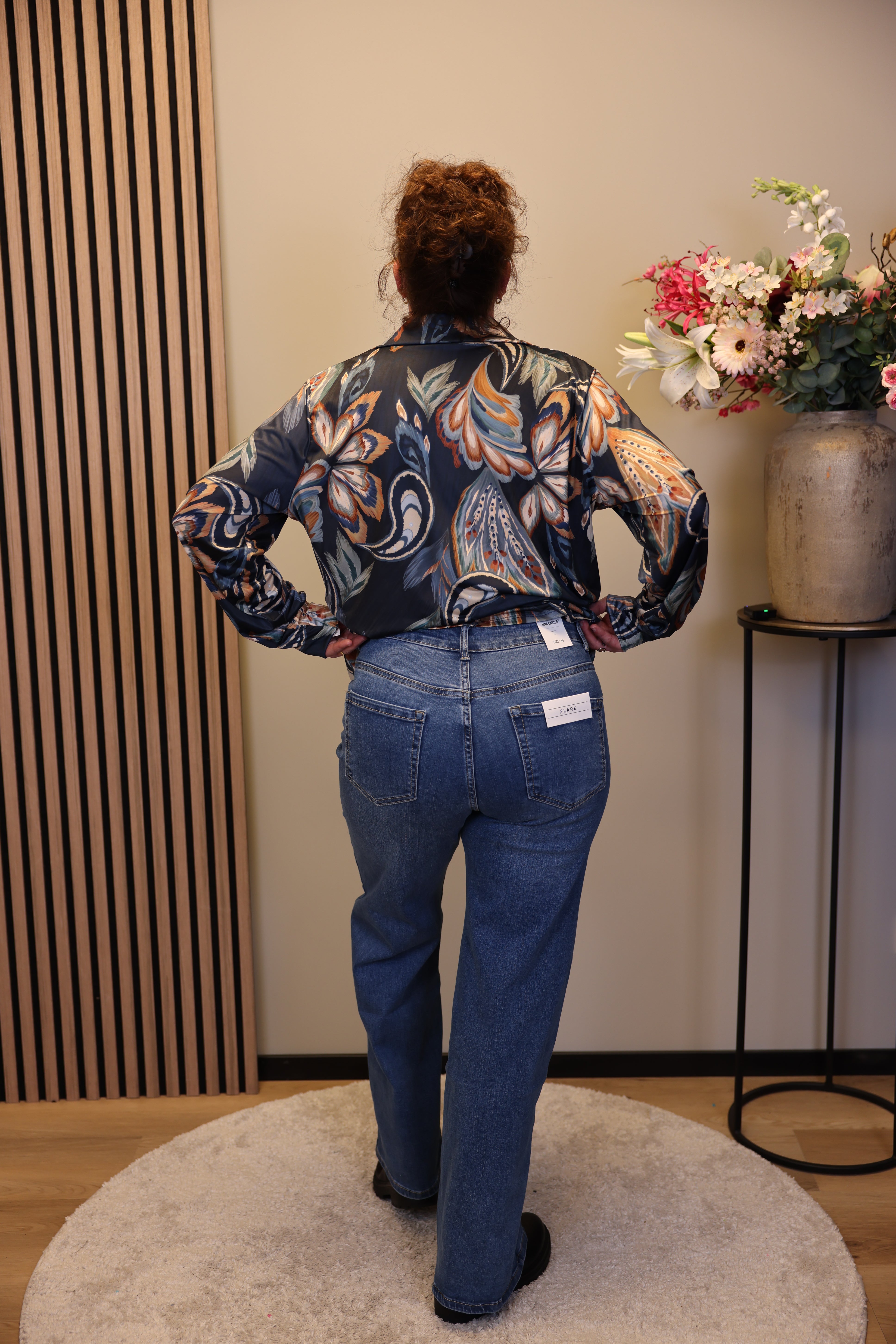 Lies | Jeans wide leg licht blauw 40 - 48