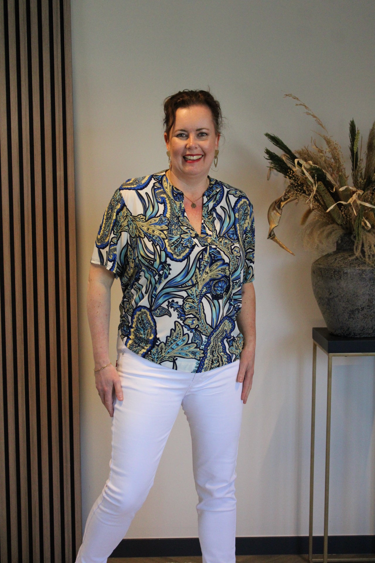 Liza | Blouse korte mouw 38 t/m 48