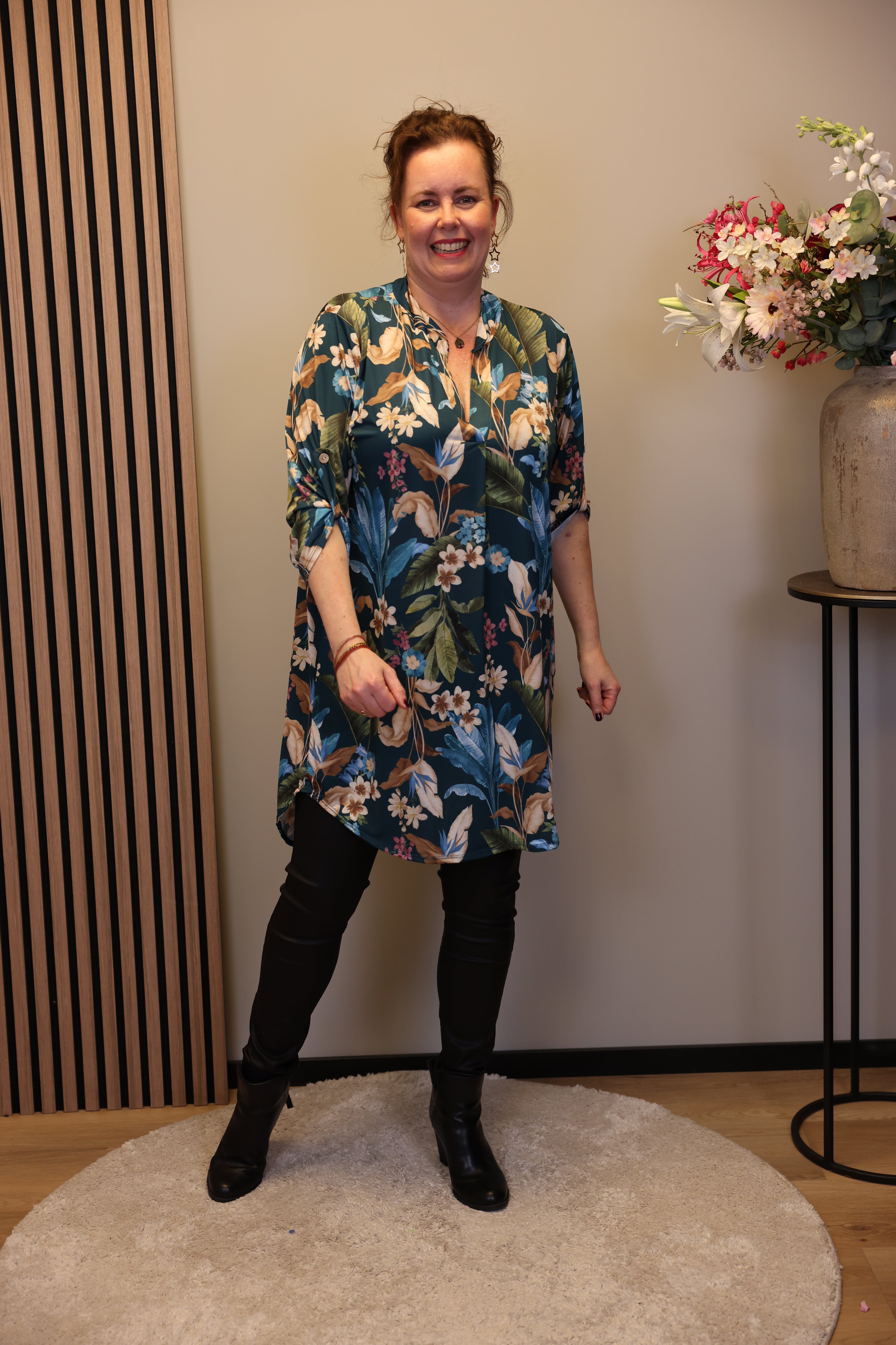 Noëlle | tuniek aqua 38 t/m 48