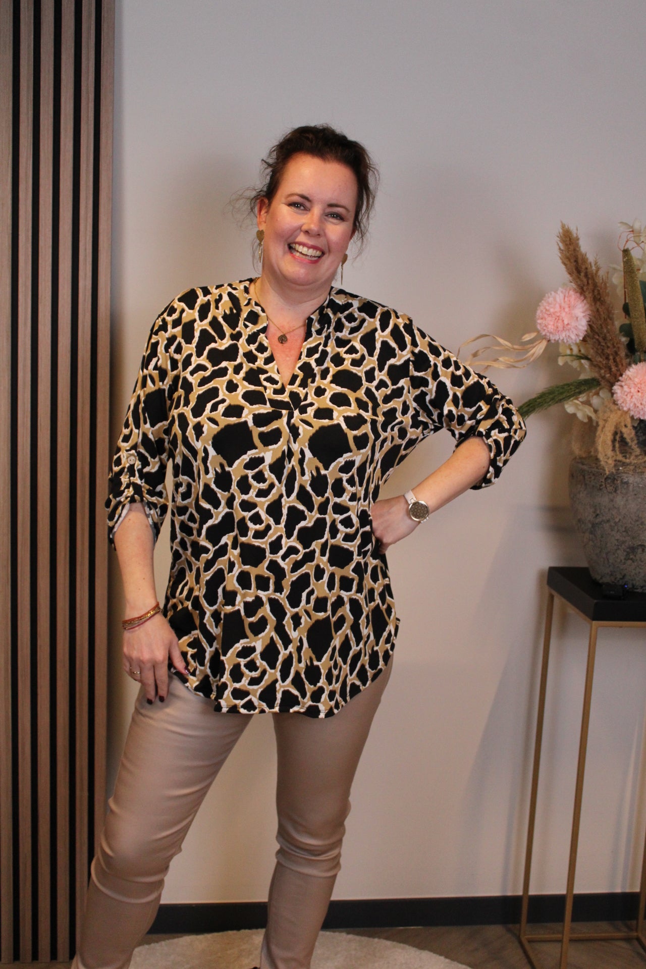 Marloes | Blouse lange mouw 48 t/m 52