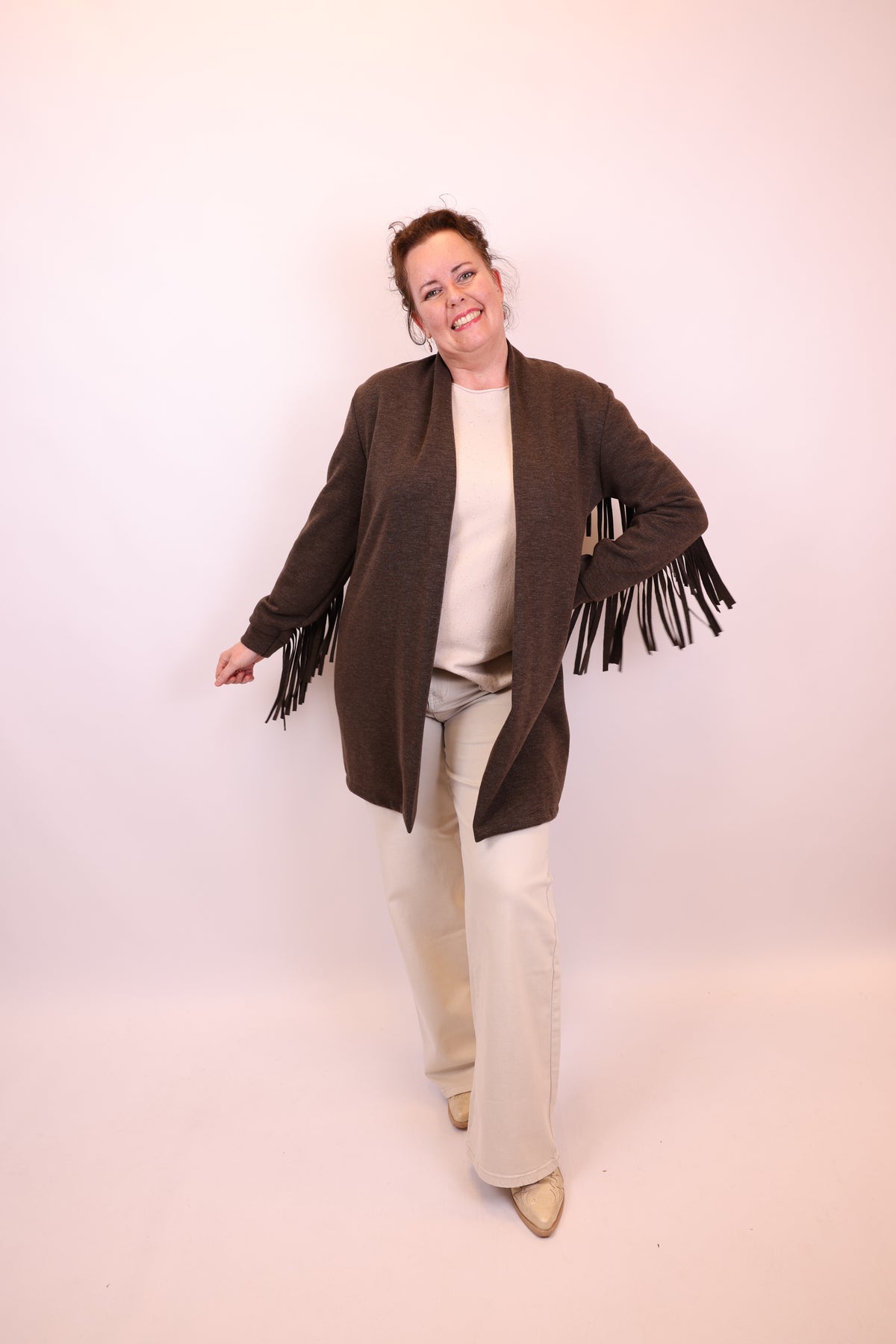 Evi | Vest bruin