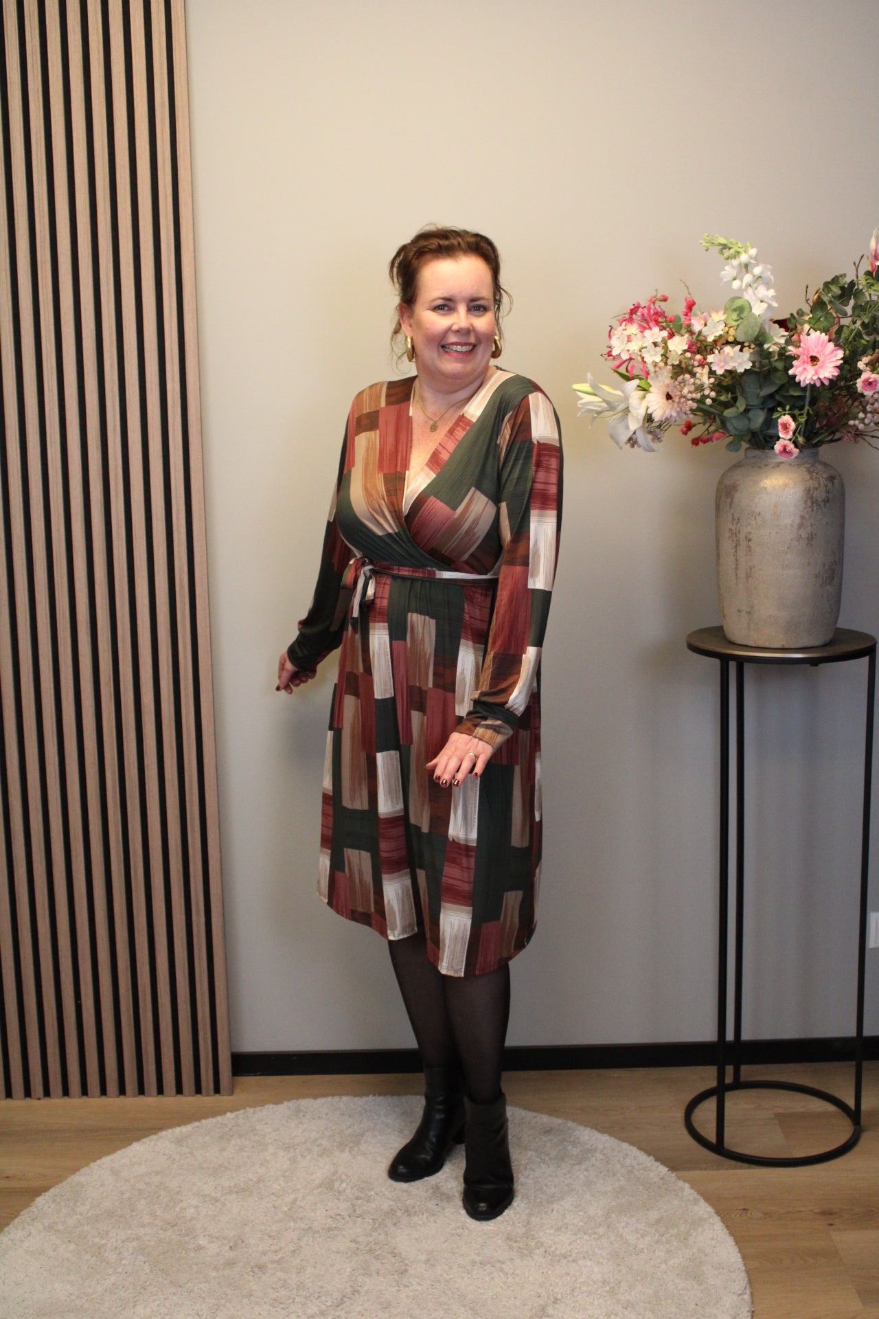 Femke | Jurk groen kort 38 t/m 44