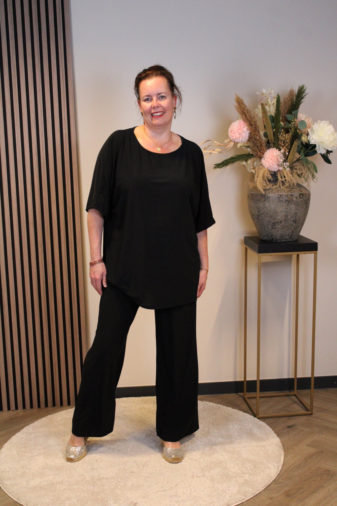 Dieneke| Top zwart 38 t/m 48