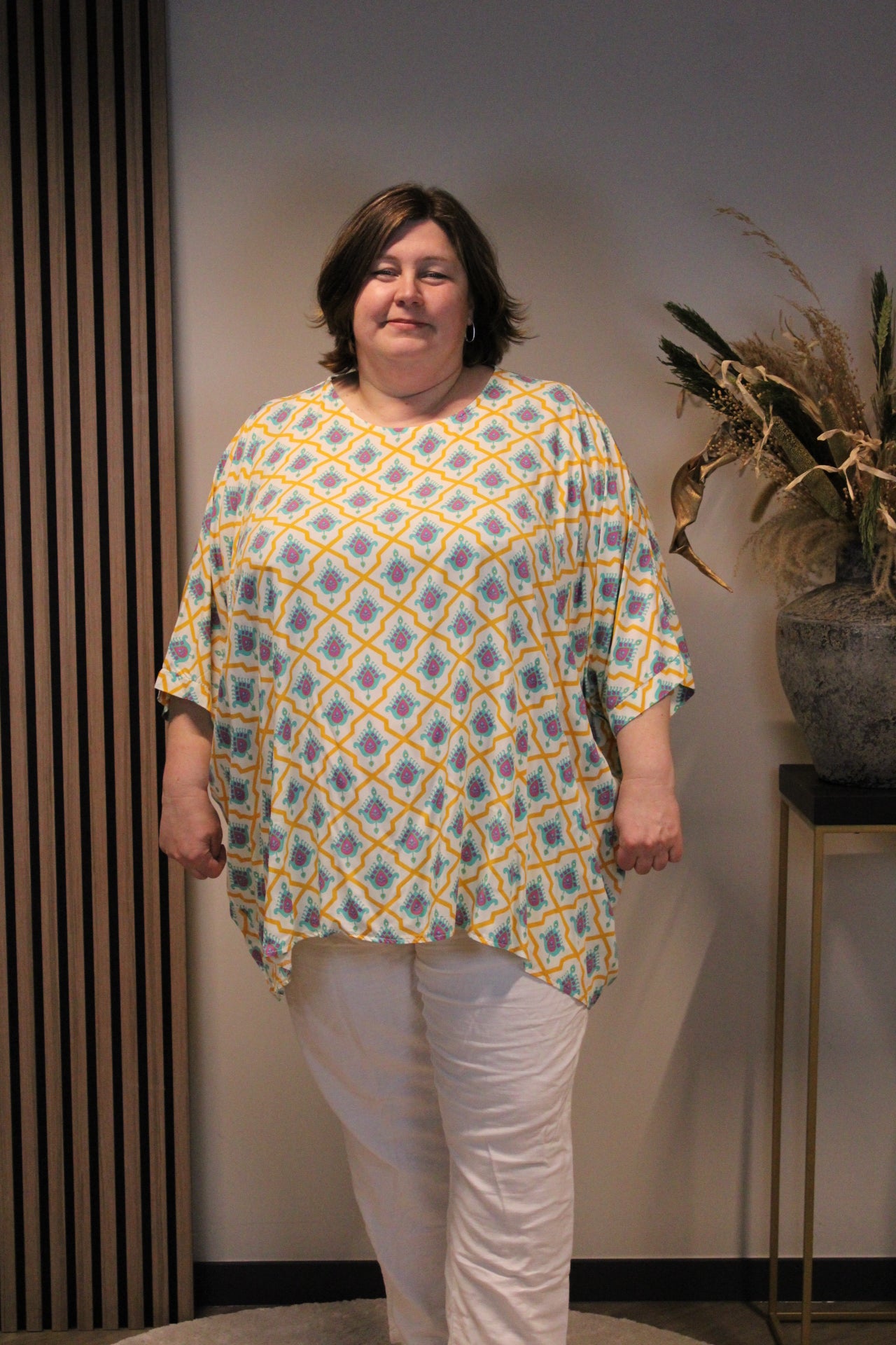 Alexia geel | Blouse 52 t/m 58